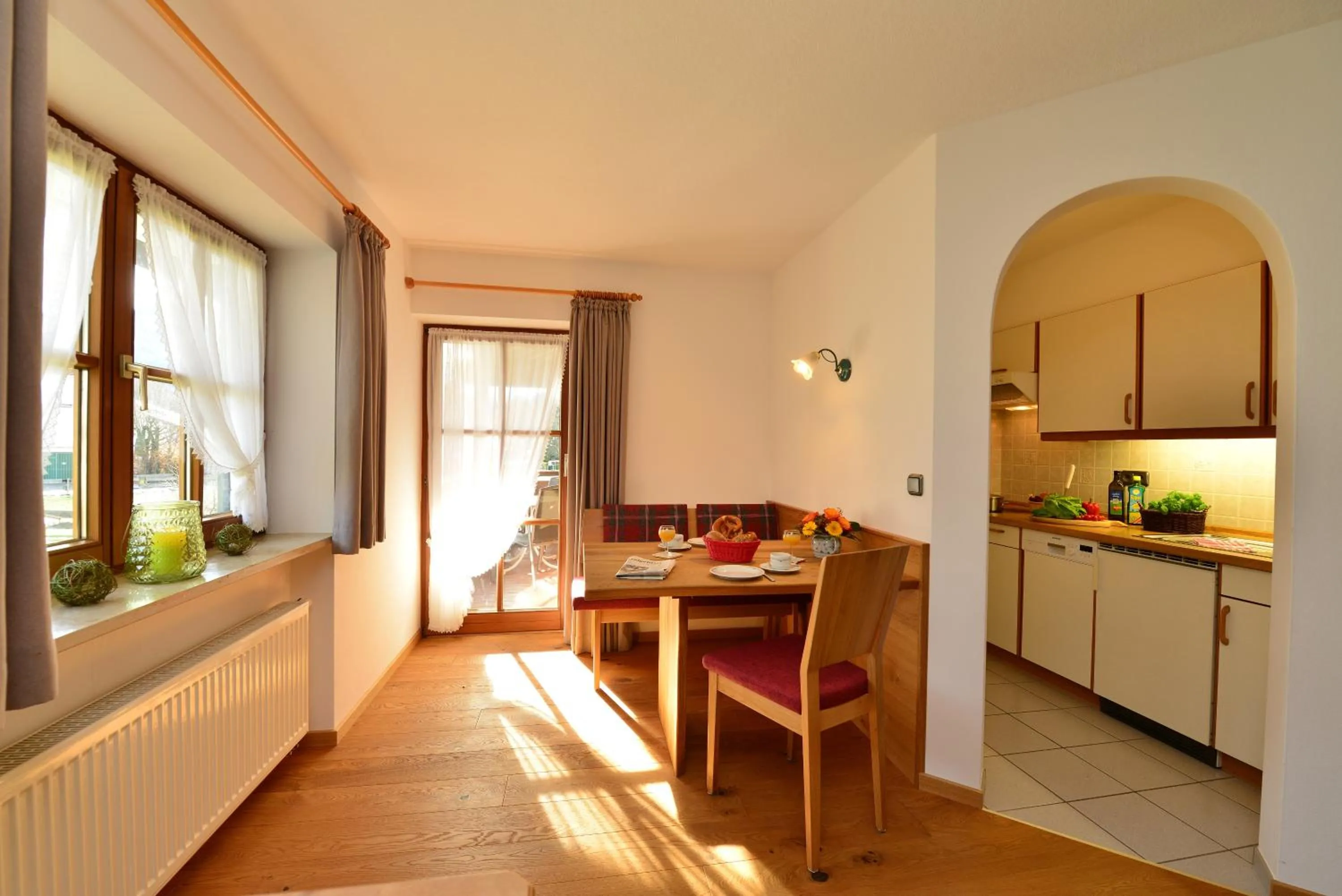 Kitchen or kitchenette in Haus Am Mühlenweg