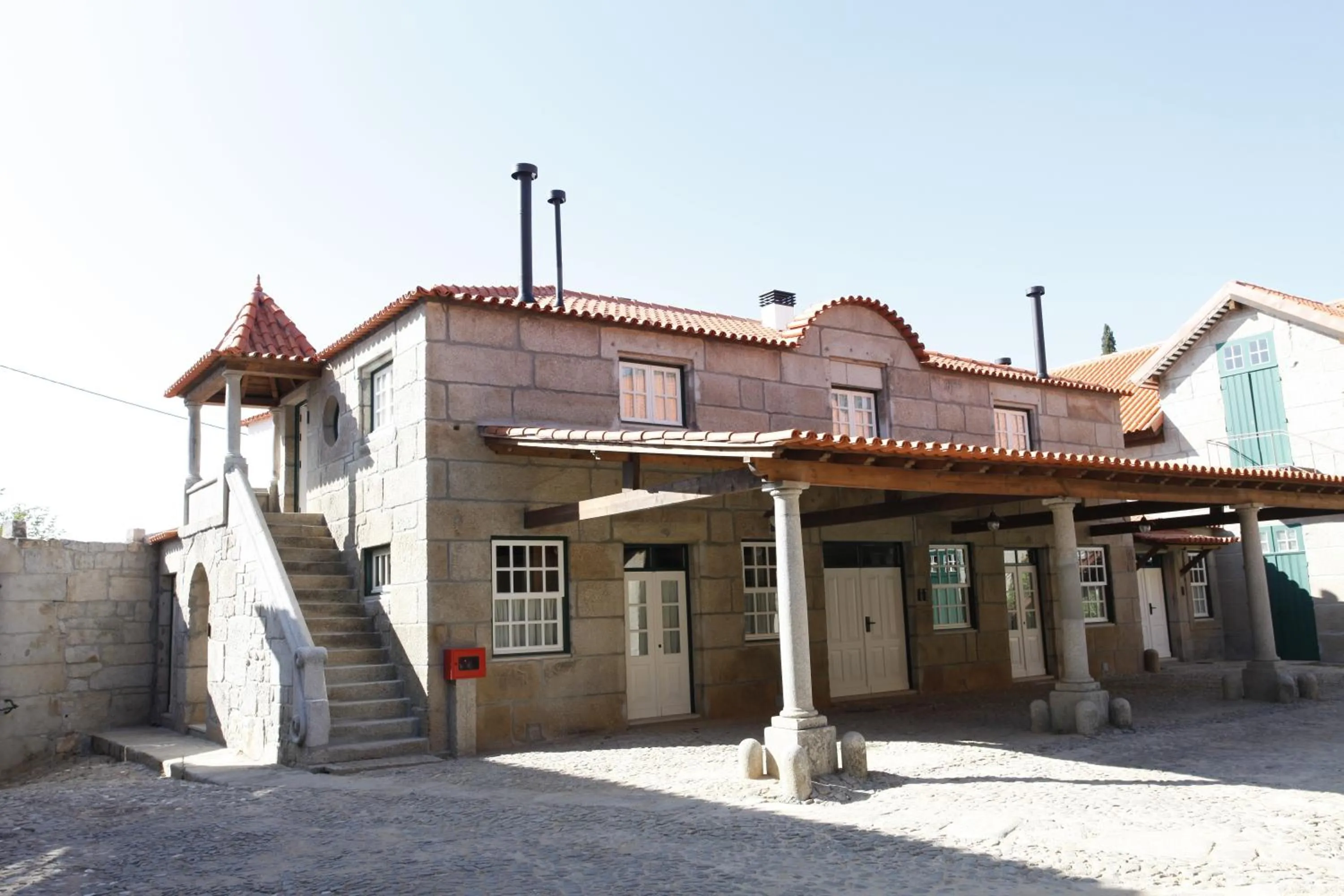 Facade/entrance in Parador Casa Da Insua