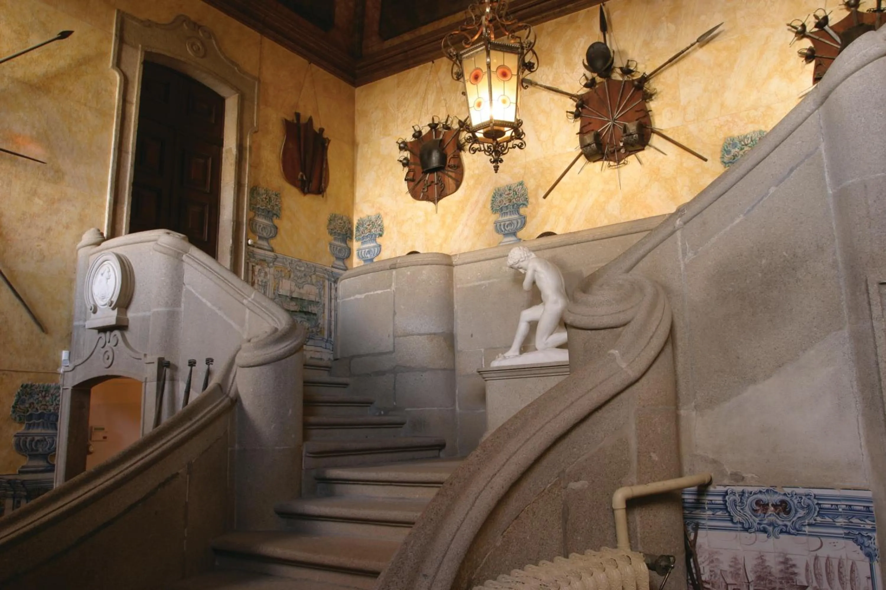 Lobby or reception in Parador Casa Da Insua