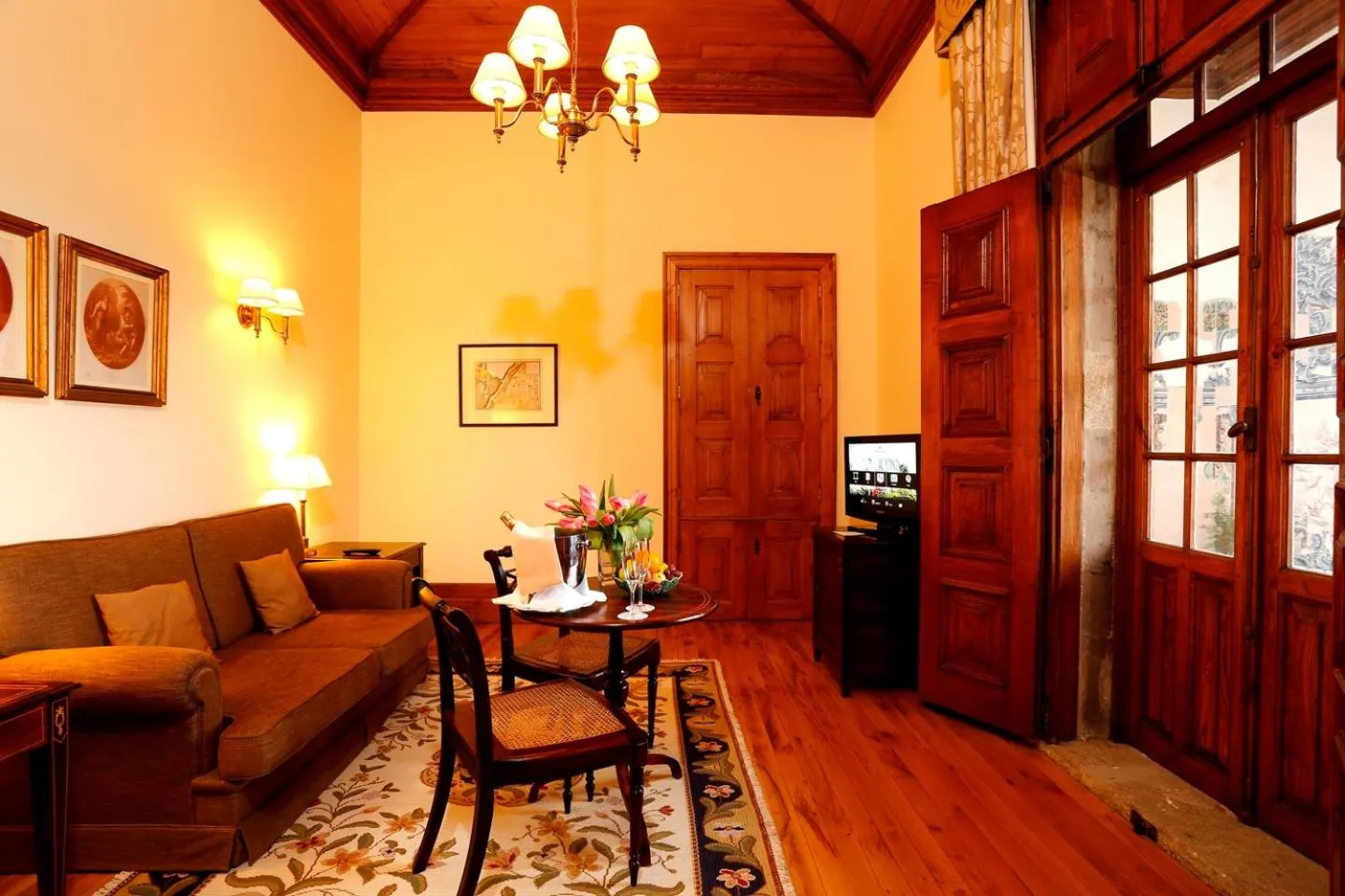 Decorative detail in Parador Casa Da Insua