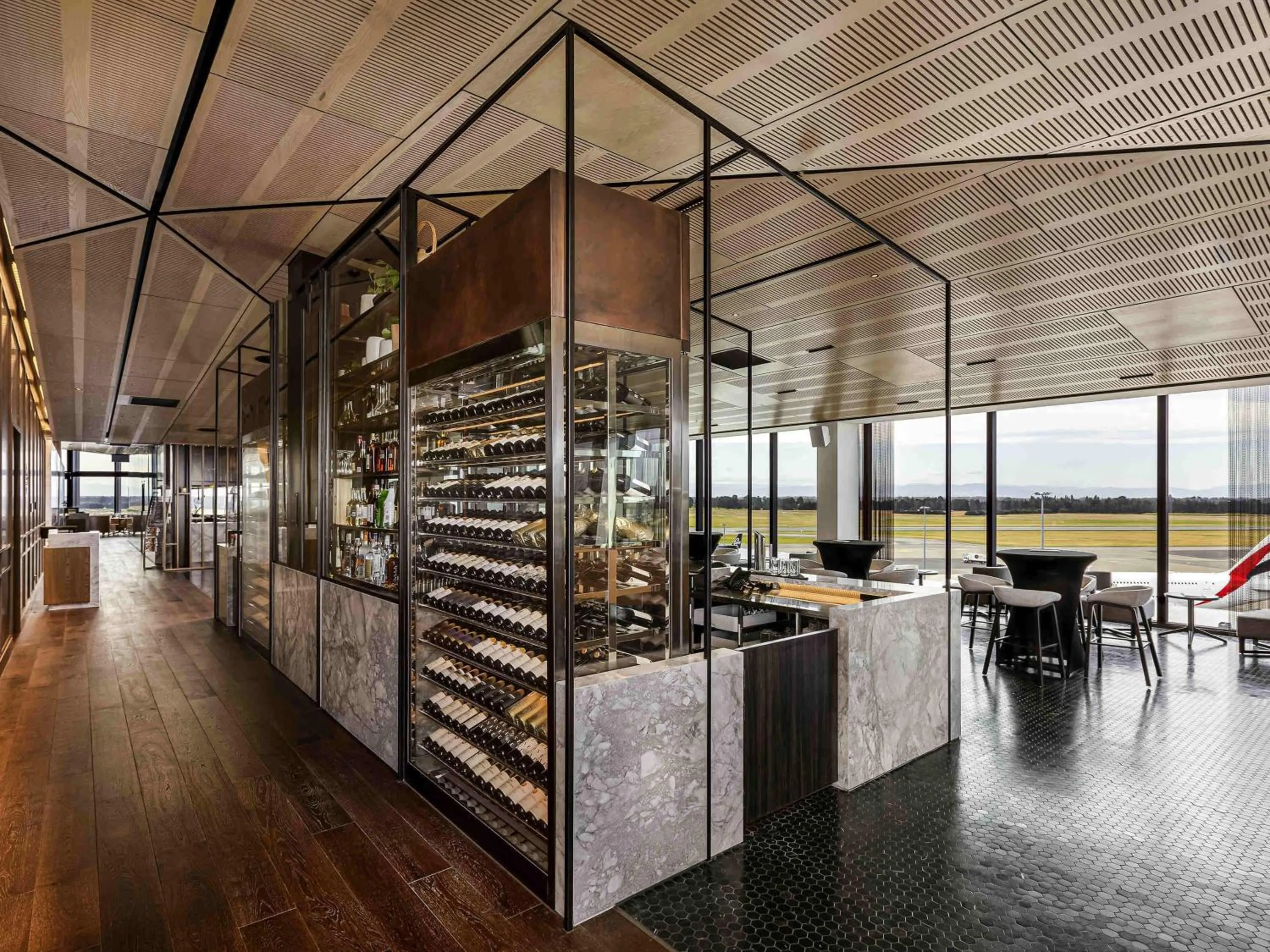 Lounge or bar in Novotel Christchurch Airport