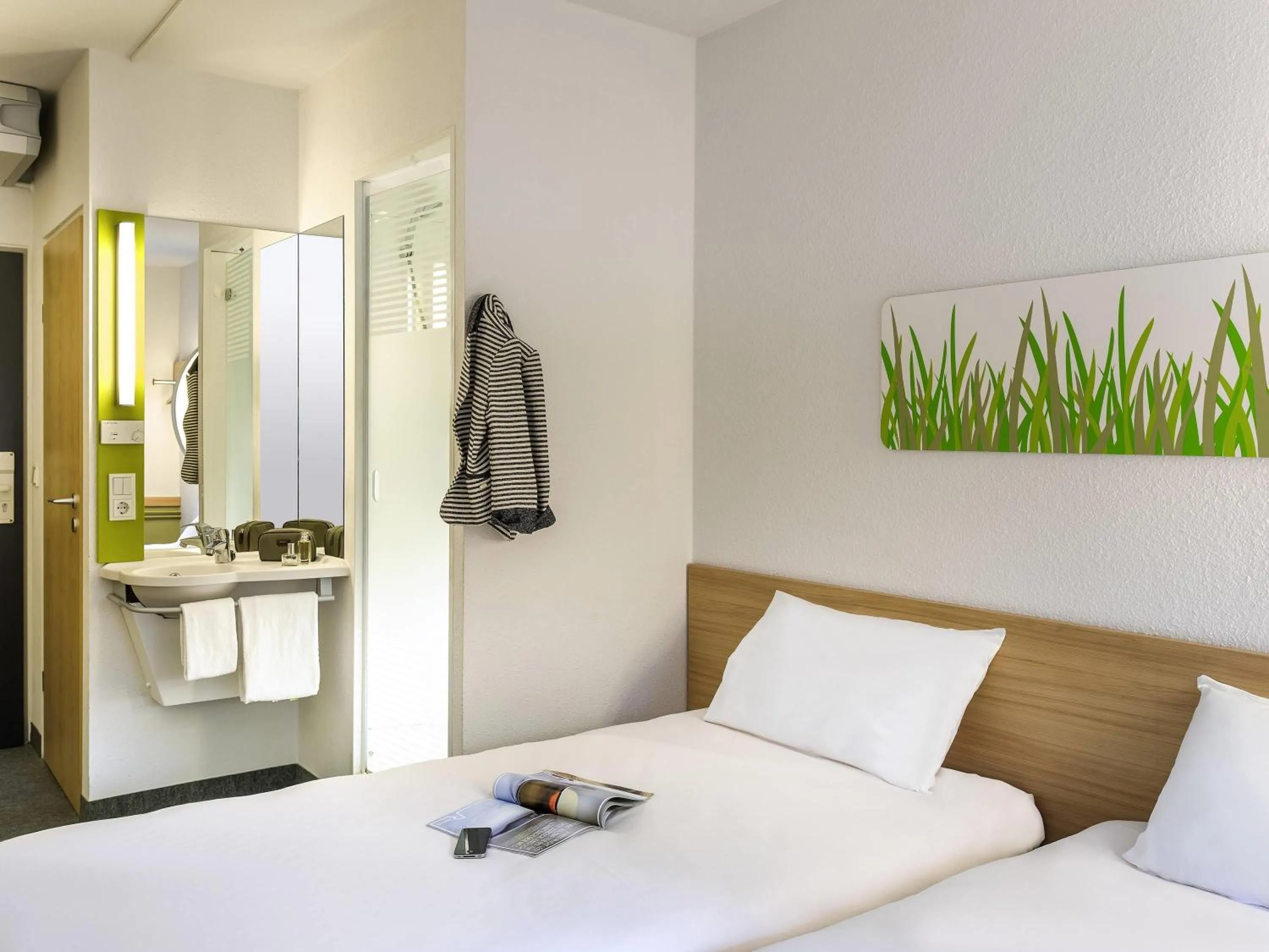 Bedroom, Bed in ibis budget Muenchen City Sued