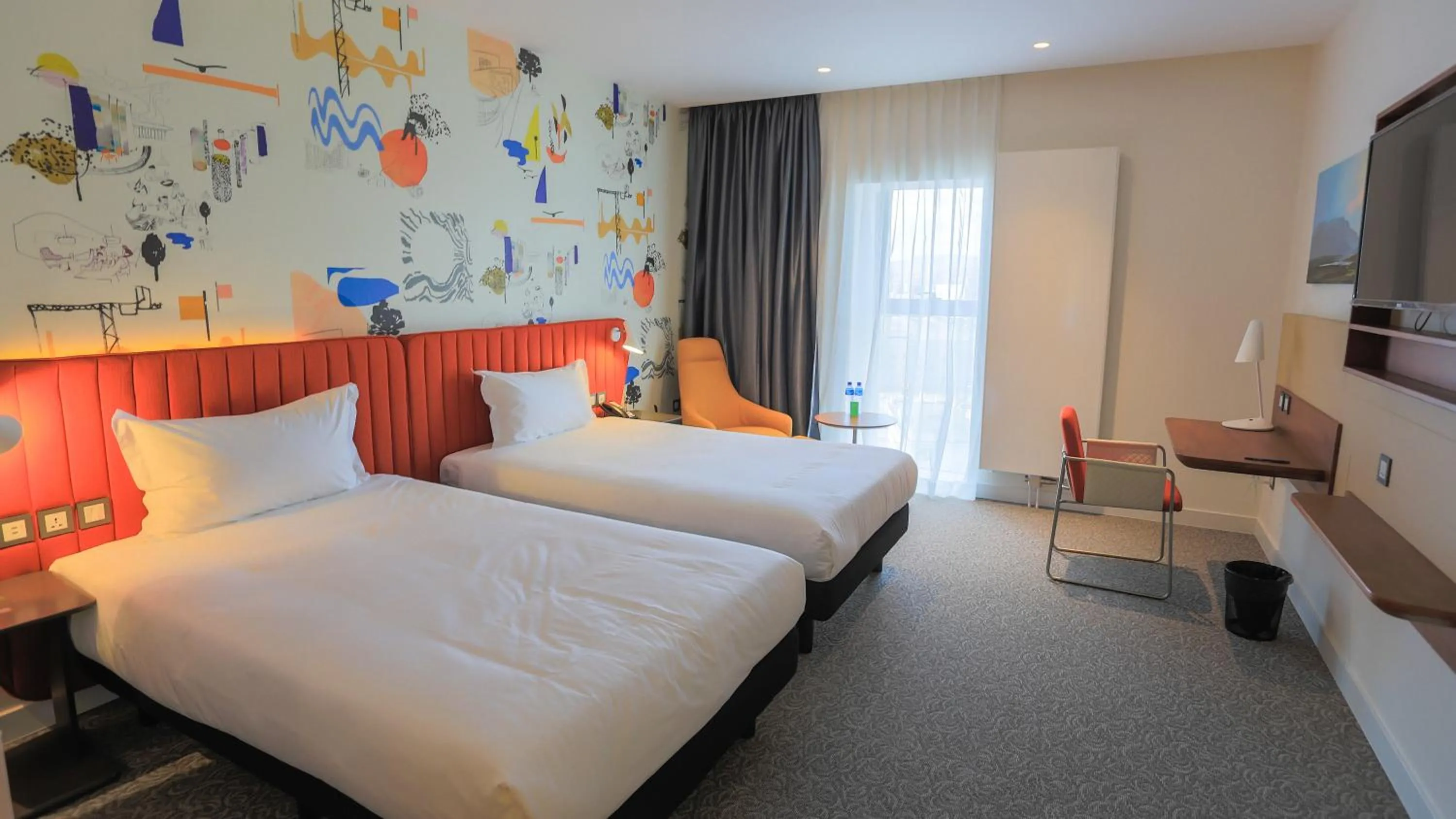 Bed in IBIS Styles Ulaanbaatar Polaris