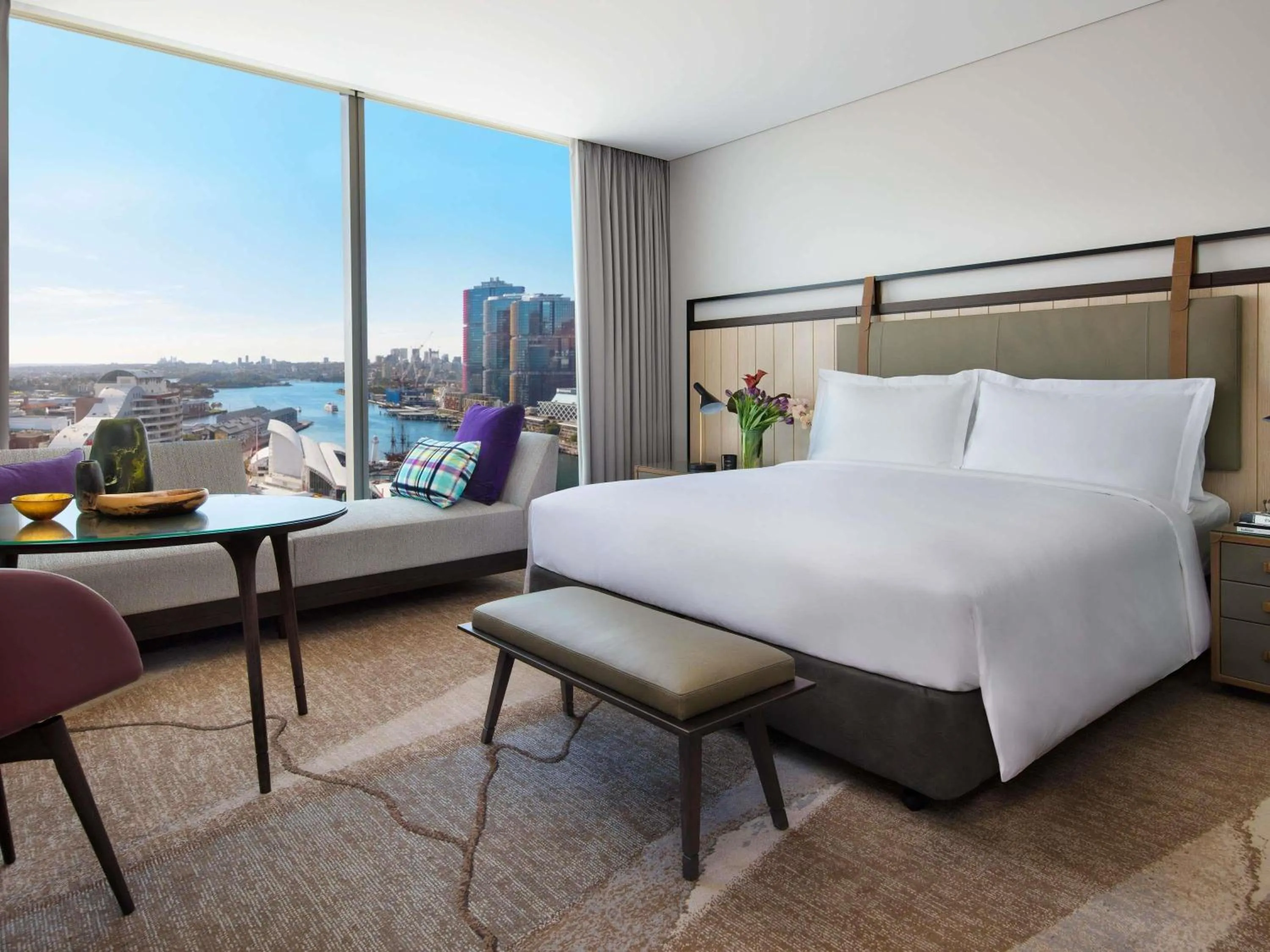 Bedroom, Bed in Sofitel Sydney Darling Harbour