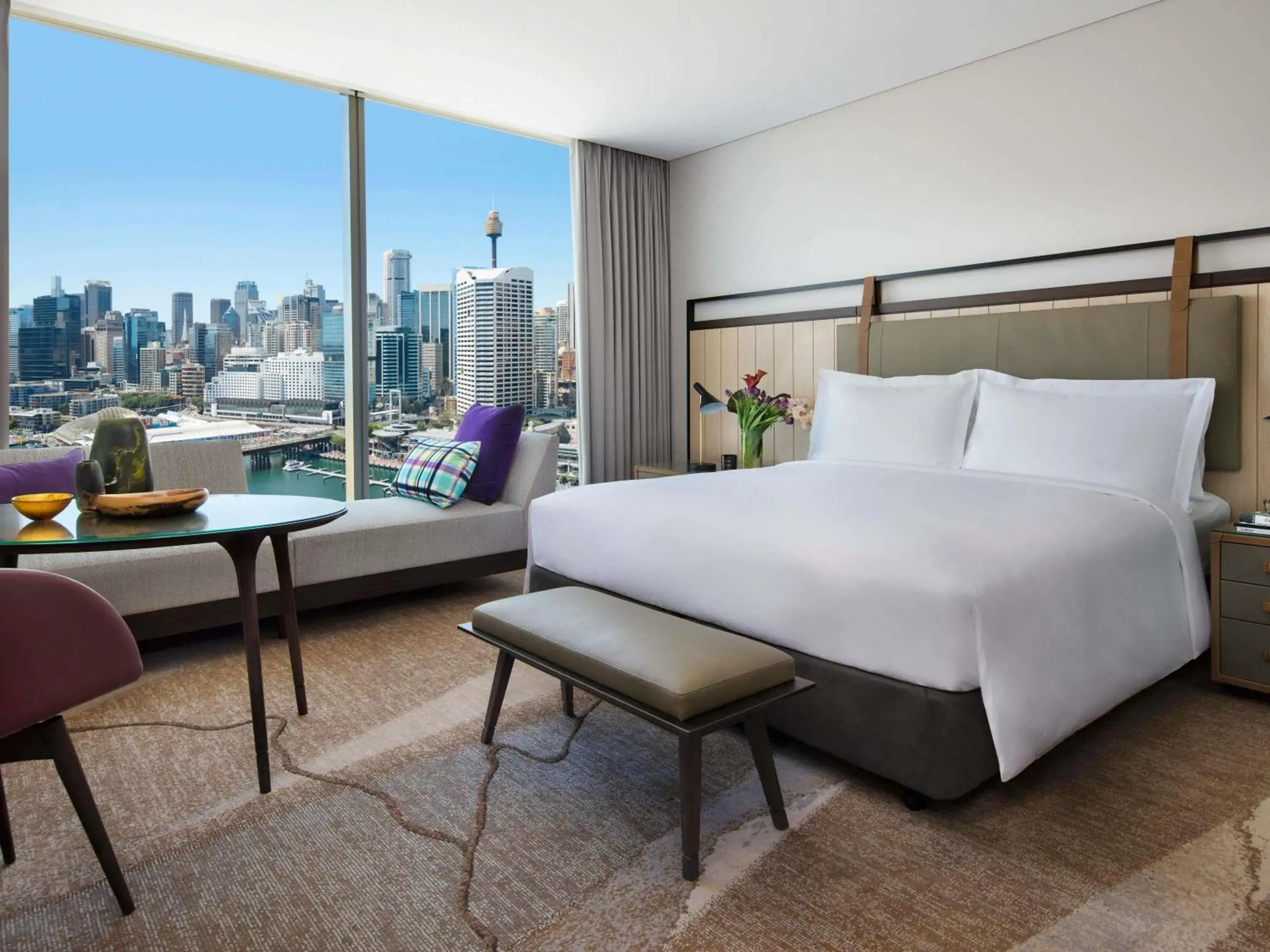 Superior Room with One King Bed in Sofitel Sydney Darling Harbour Superior Room with One King Bed in Sofitel Sydney Darling Harbour