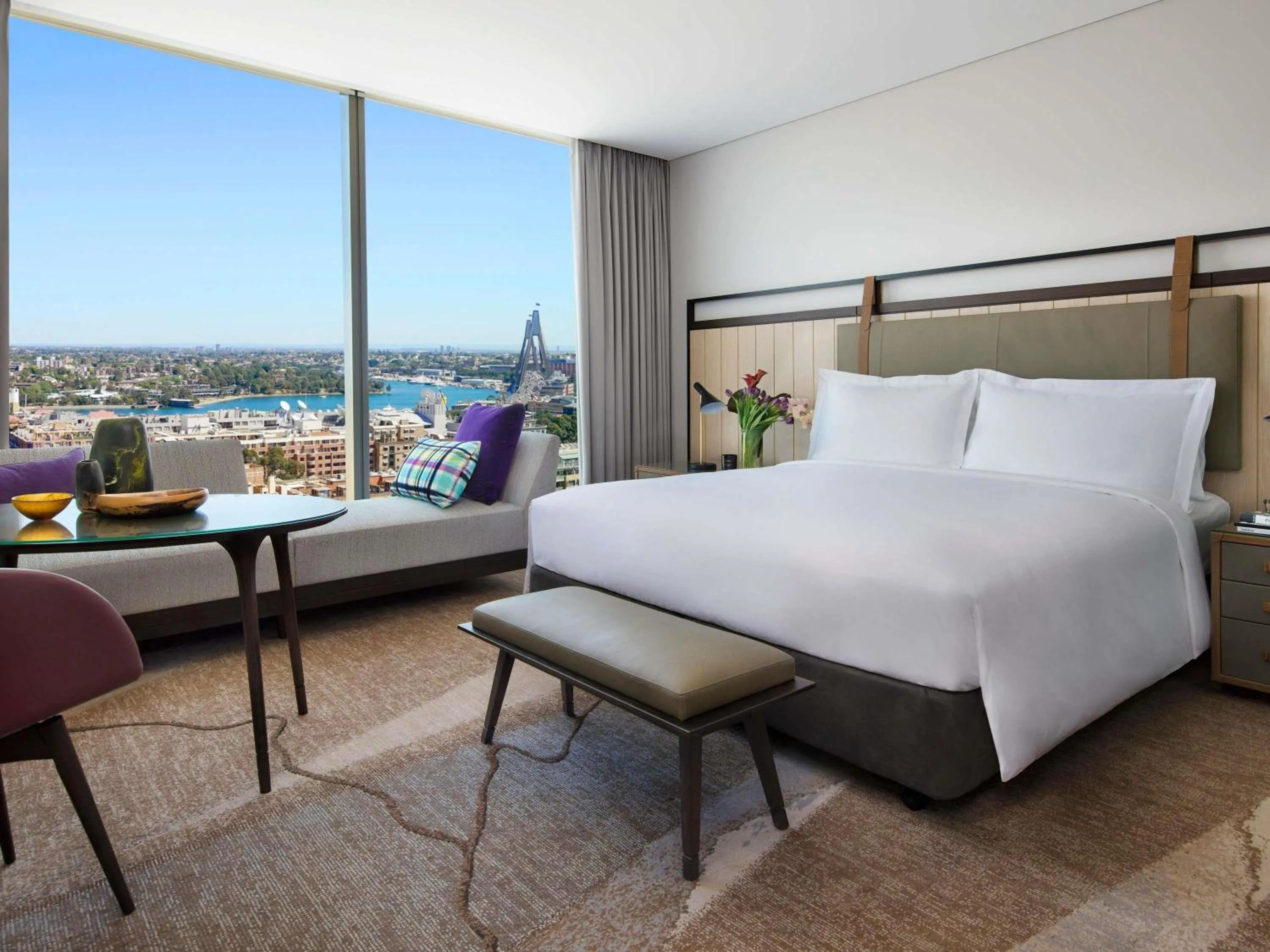 Bedroom, Bed in Sofitel Sydney Darling Harbour