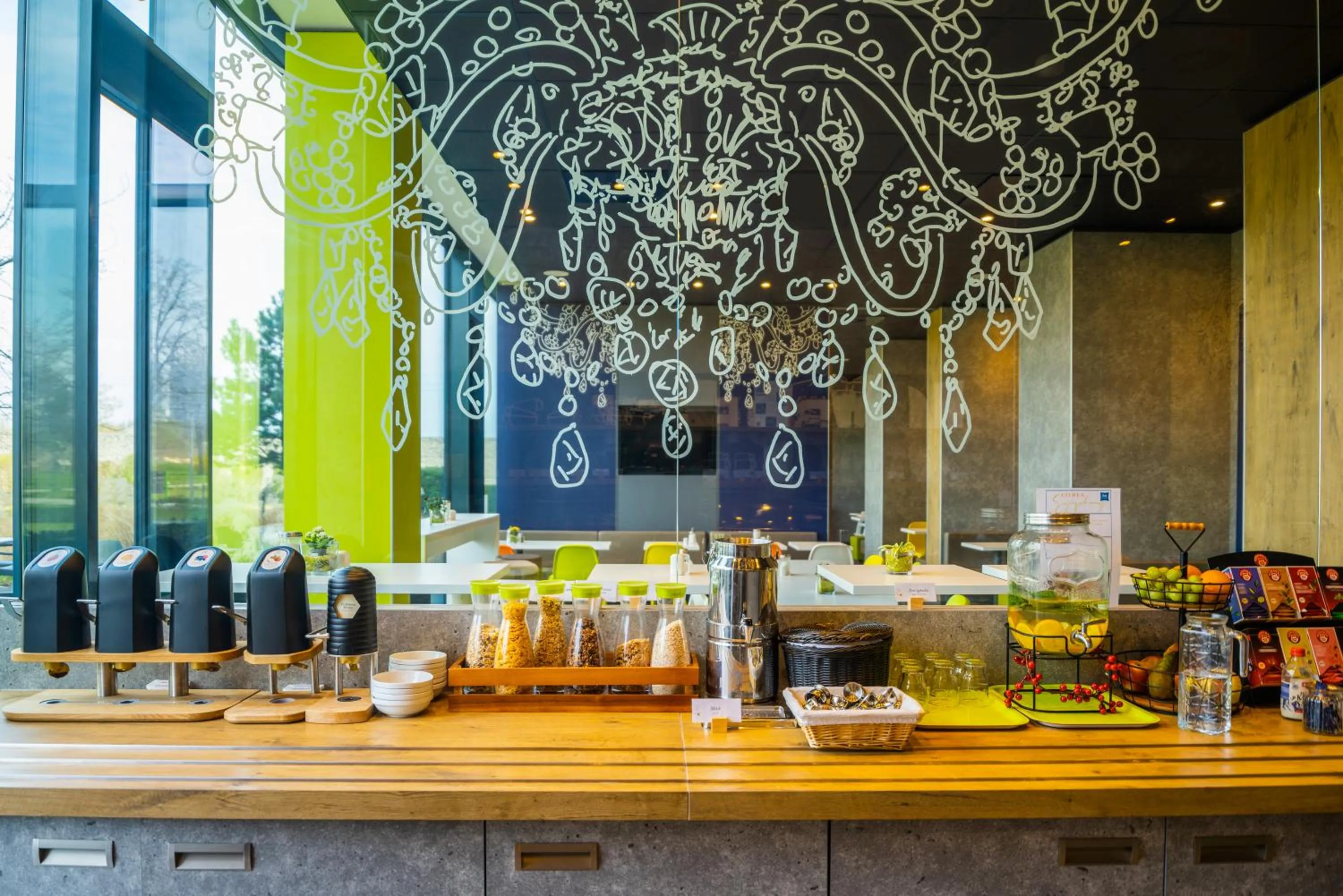 Breakfast in ibis budget Muenchen City Olympiapark