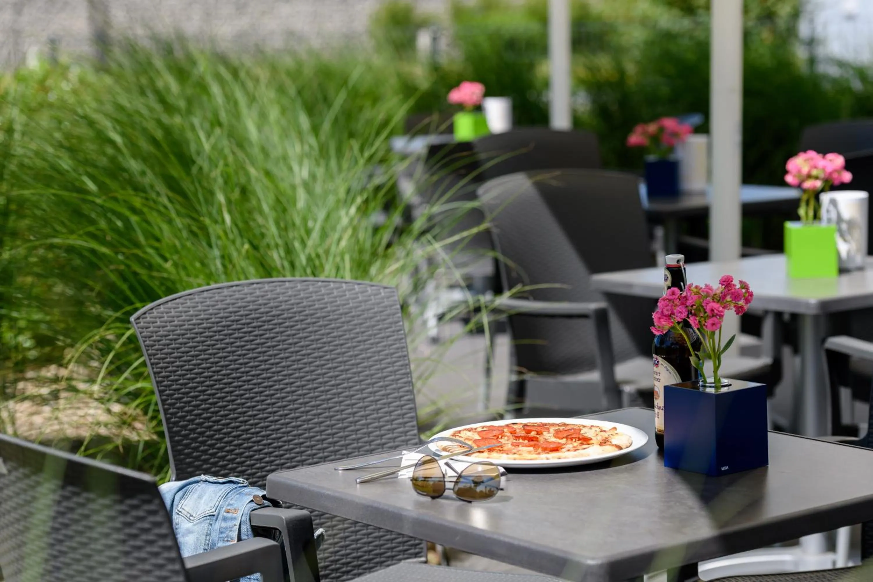Balcony/Terrace in ibis budget Muenchen City Olympiapark