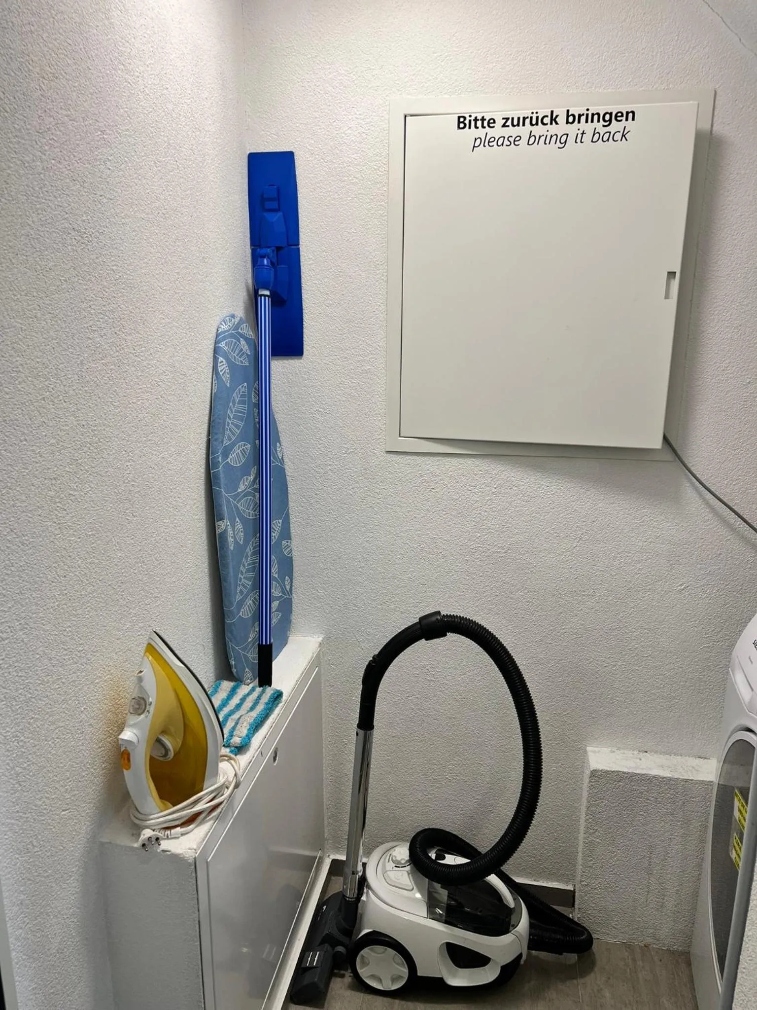 washing machine in smartroom The Residence la Cittadella Baden