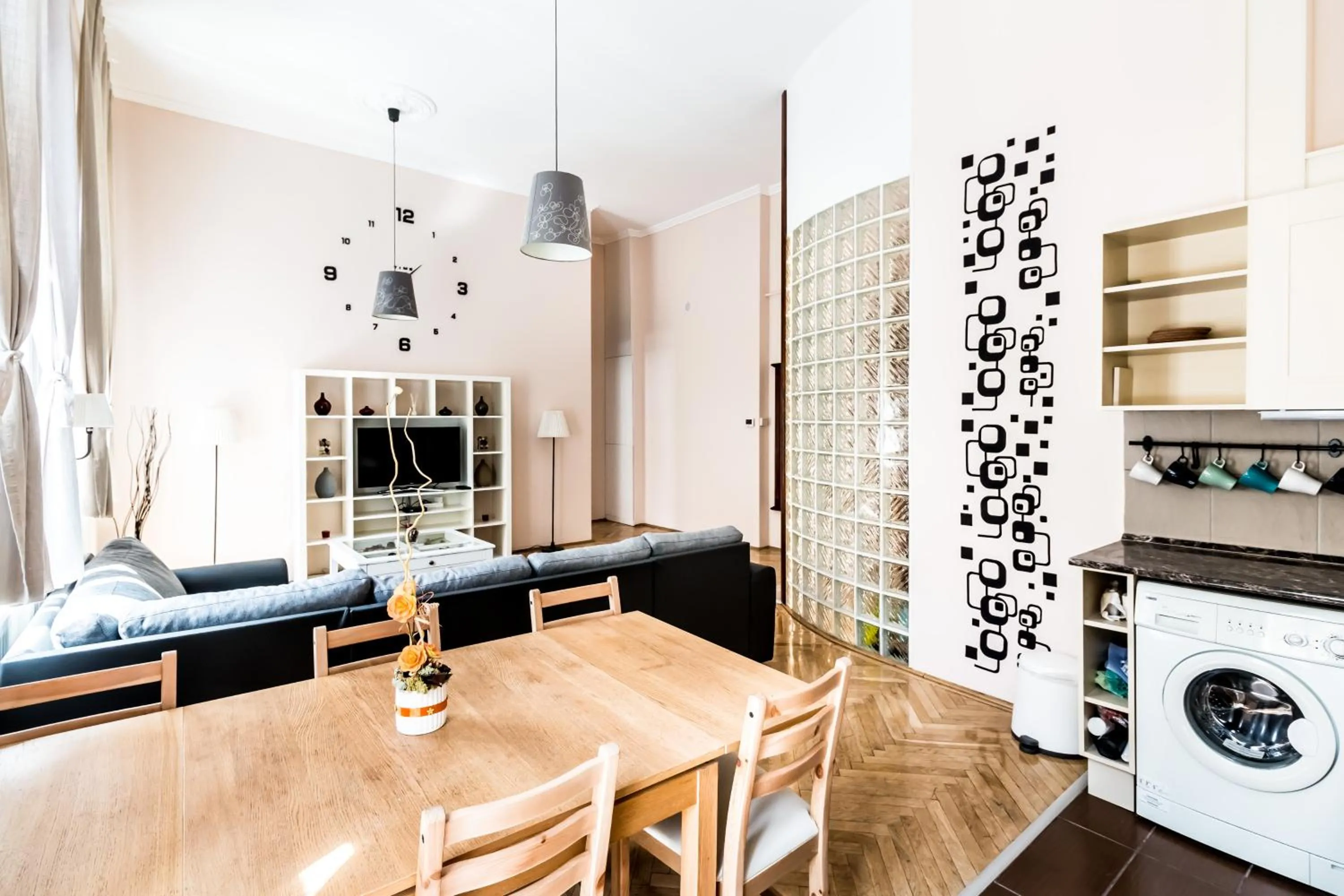 Living room in BpR König Design Apartment