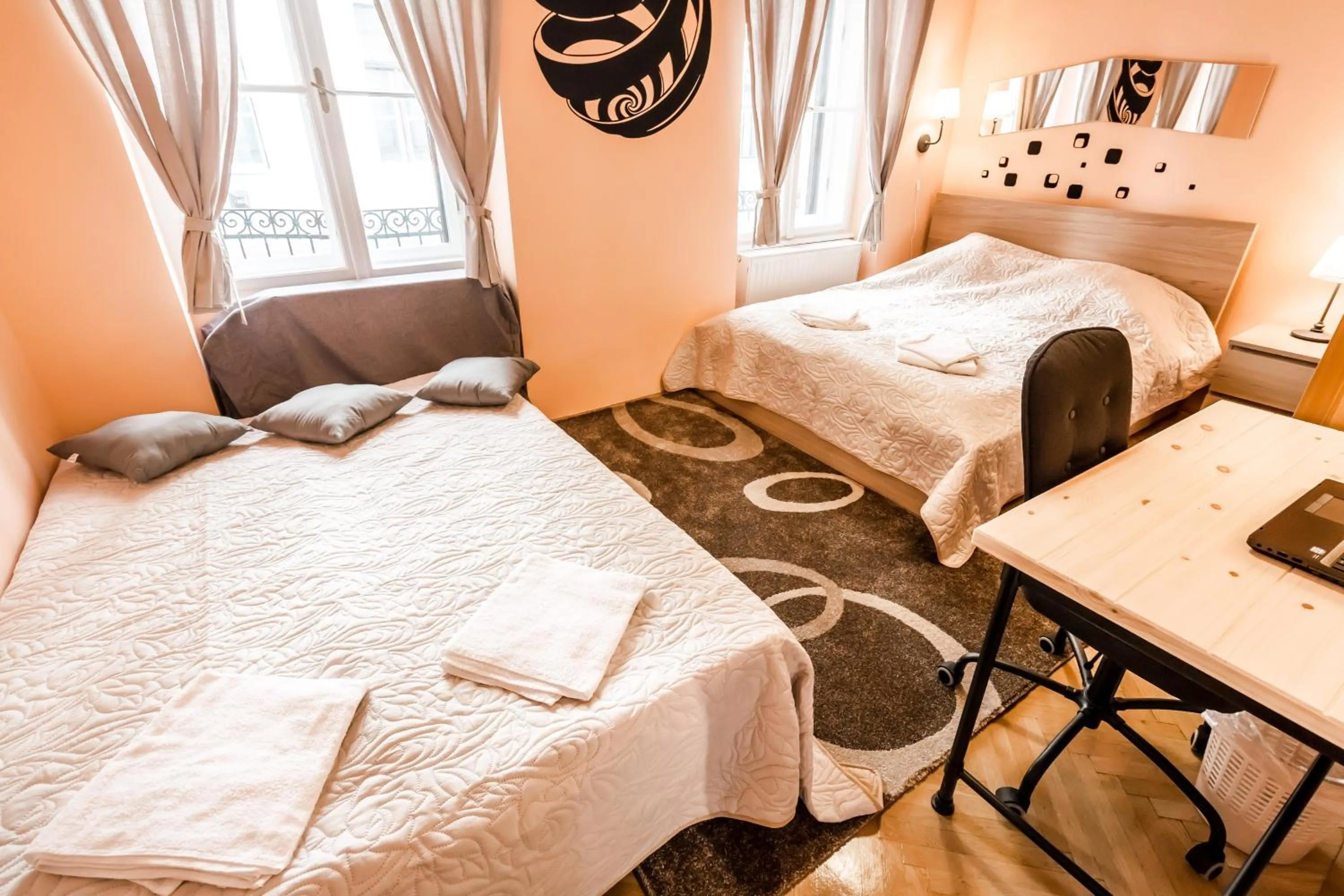 Bed in BpR König Design Apartment