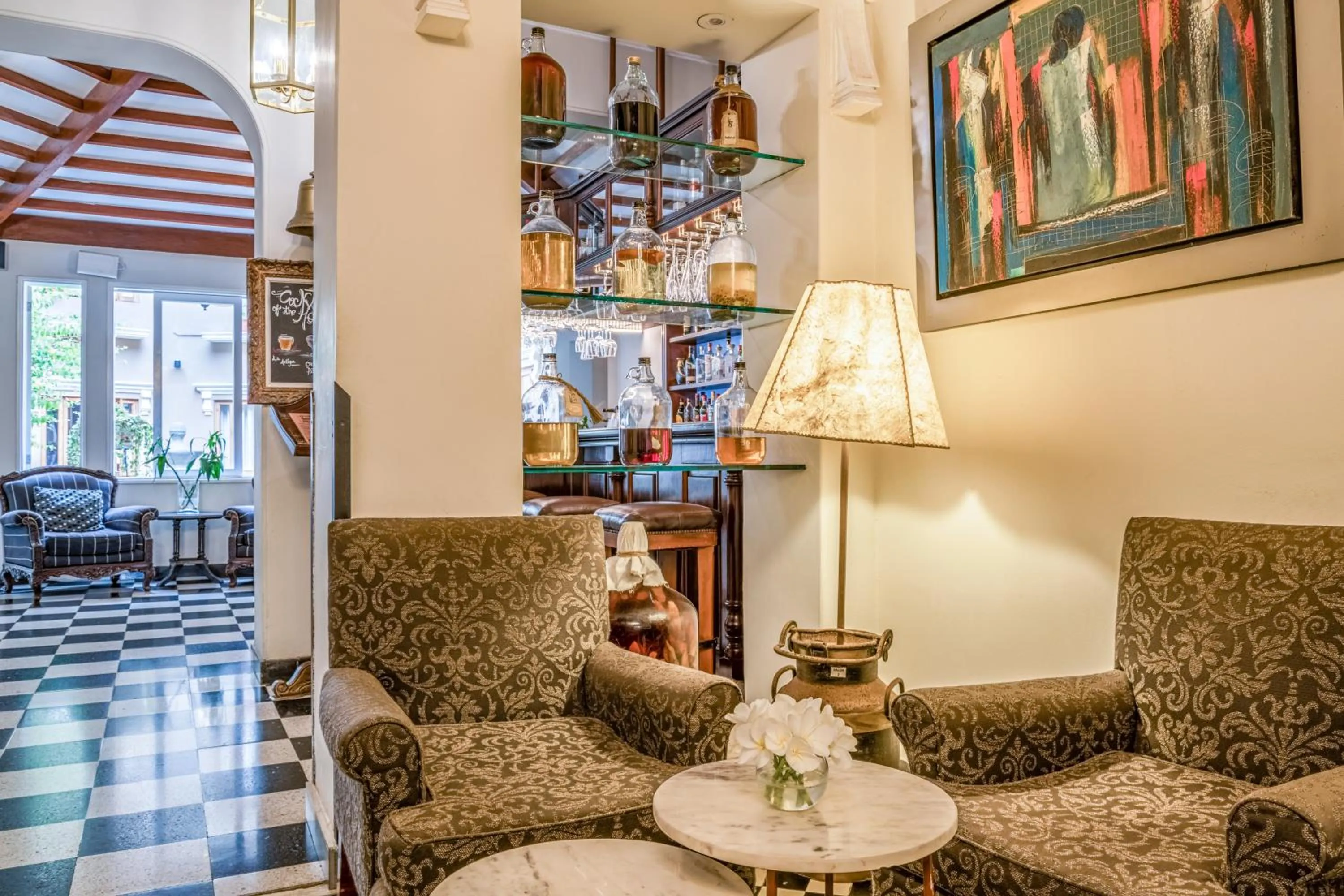 Living room in Hotel Antigua Miraflores