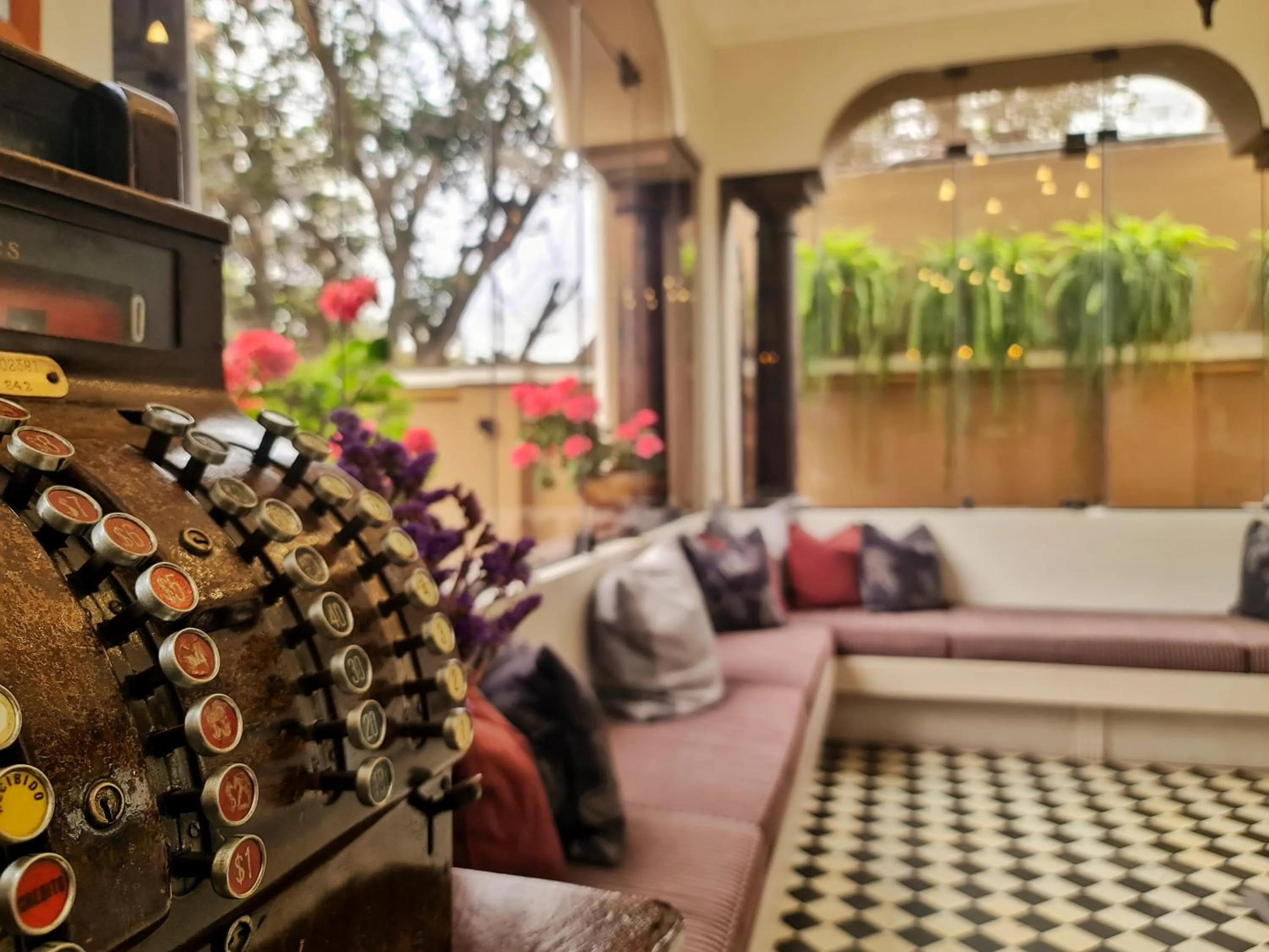 Lobby or reception in Hotel Antigua Miraflores