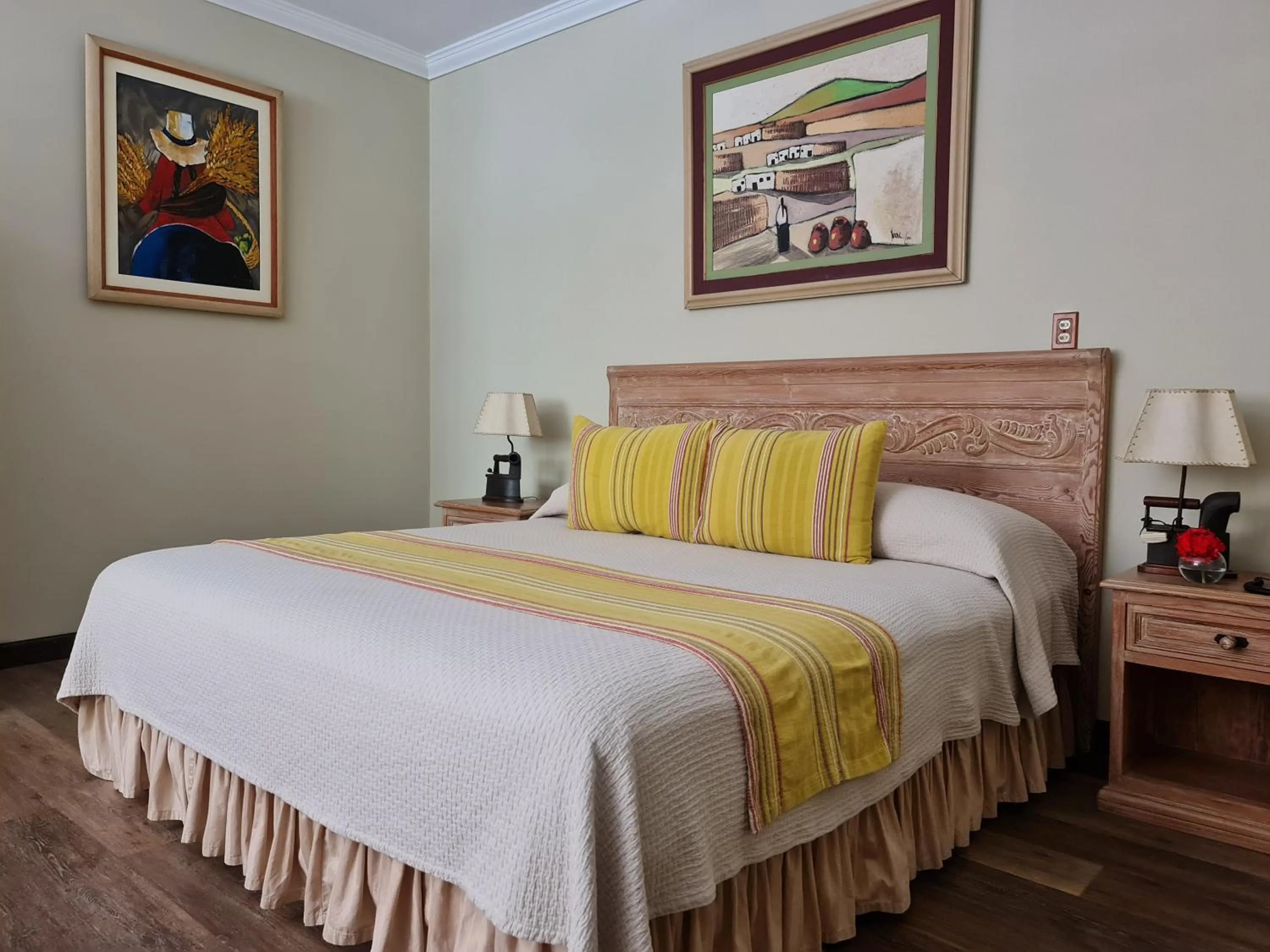 Bed in Hotel Antigua Miraflores