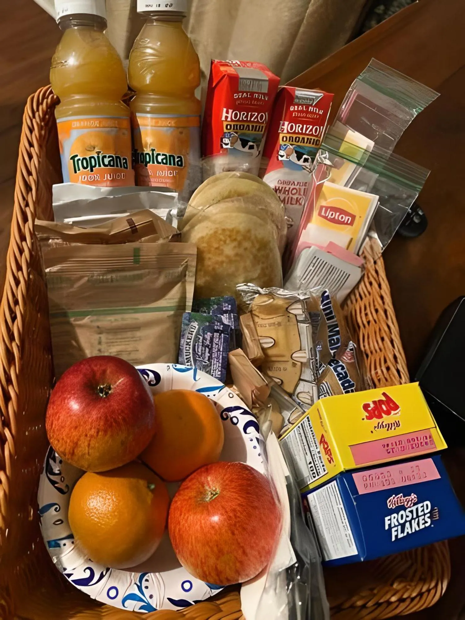 Continental breakfast in Americas Best Value Inn Royal Carriage