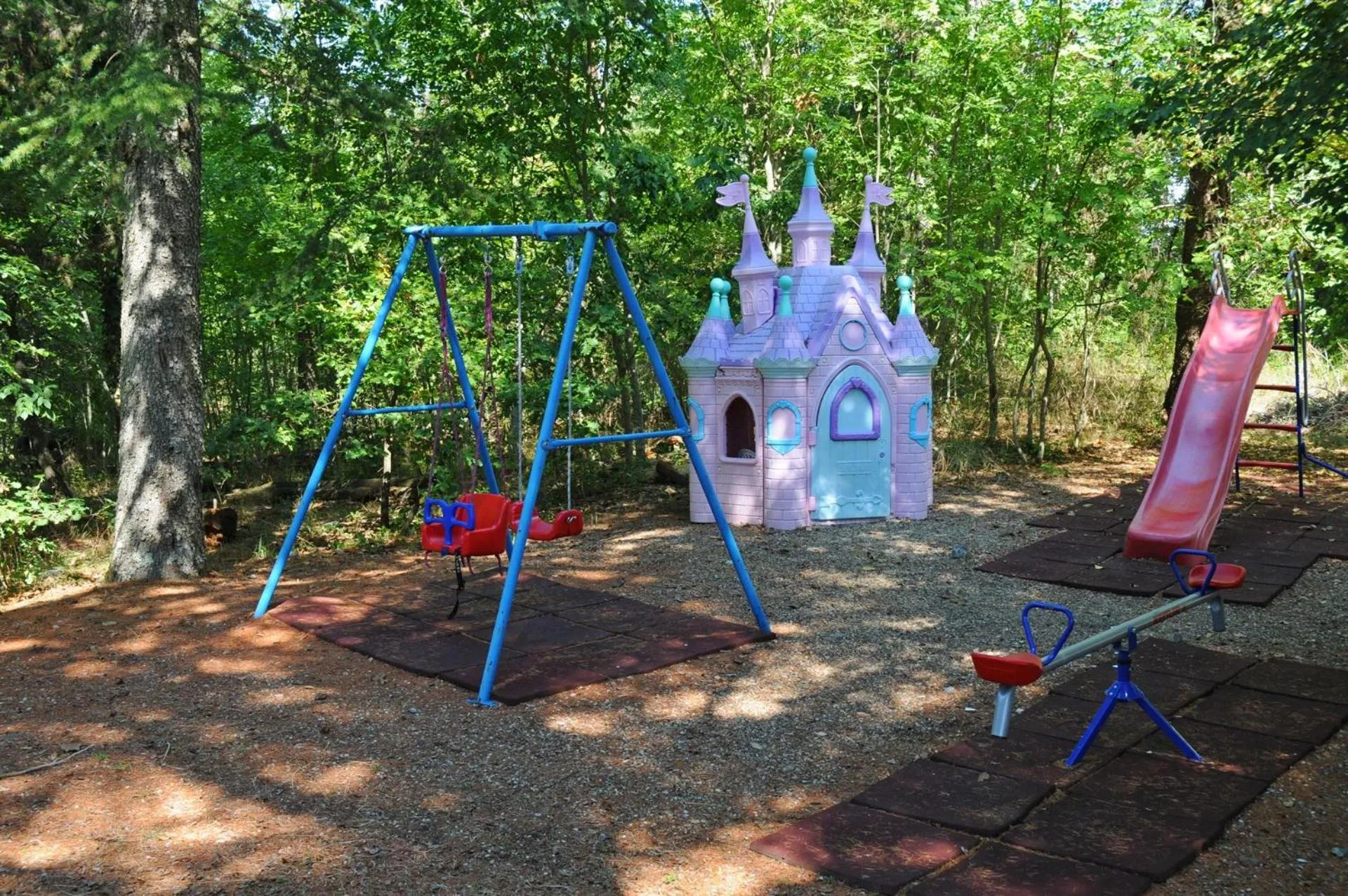 Children play ground in Castellare in Chianti