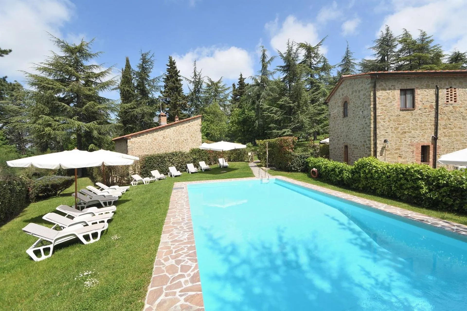 Swimming pool in Castellare in Chianti