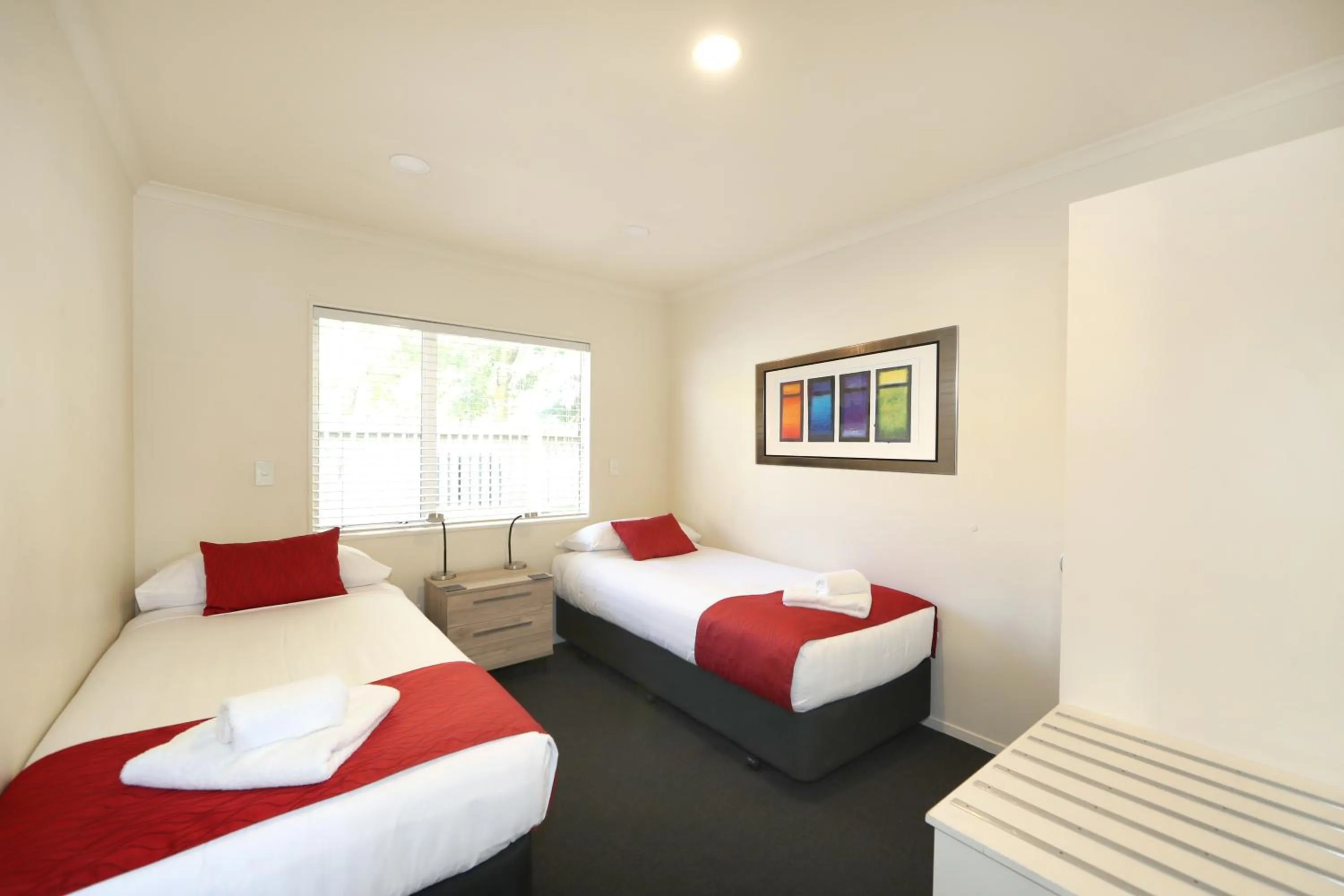 Bed in Havelock North Motor Lodge