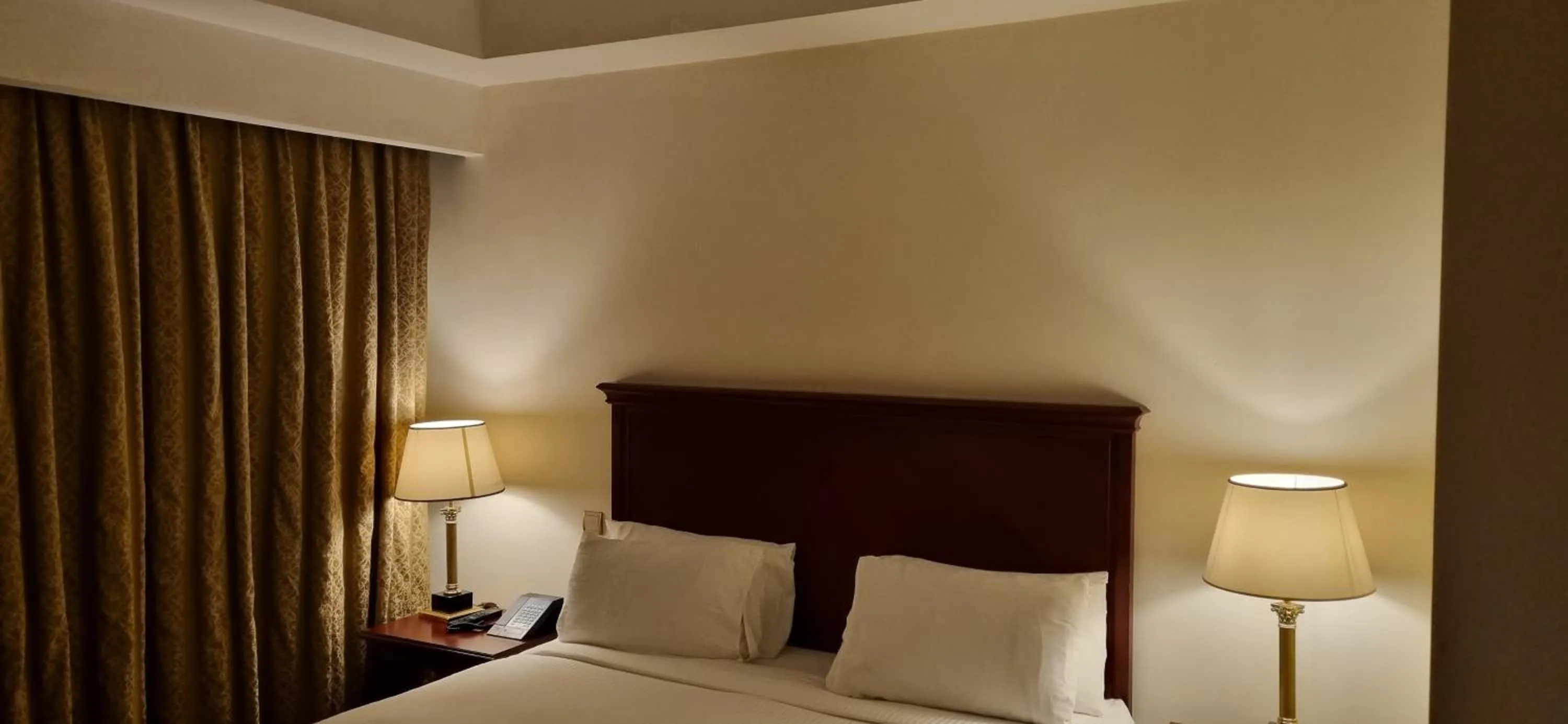 Bed in New Madinah Hotel