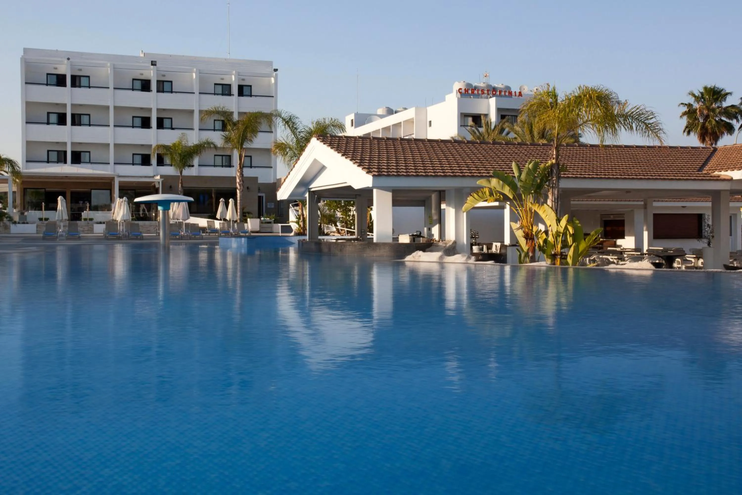 Swimming pool in Christofinia Hotel
