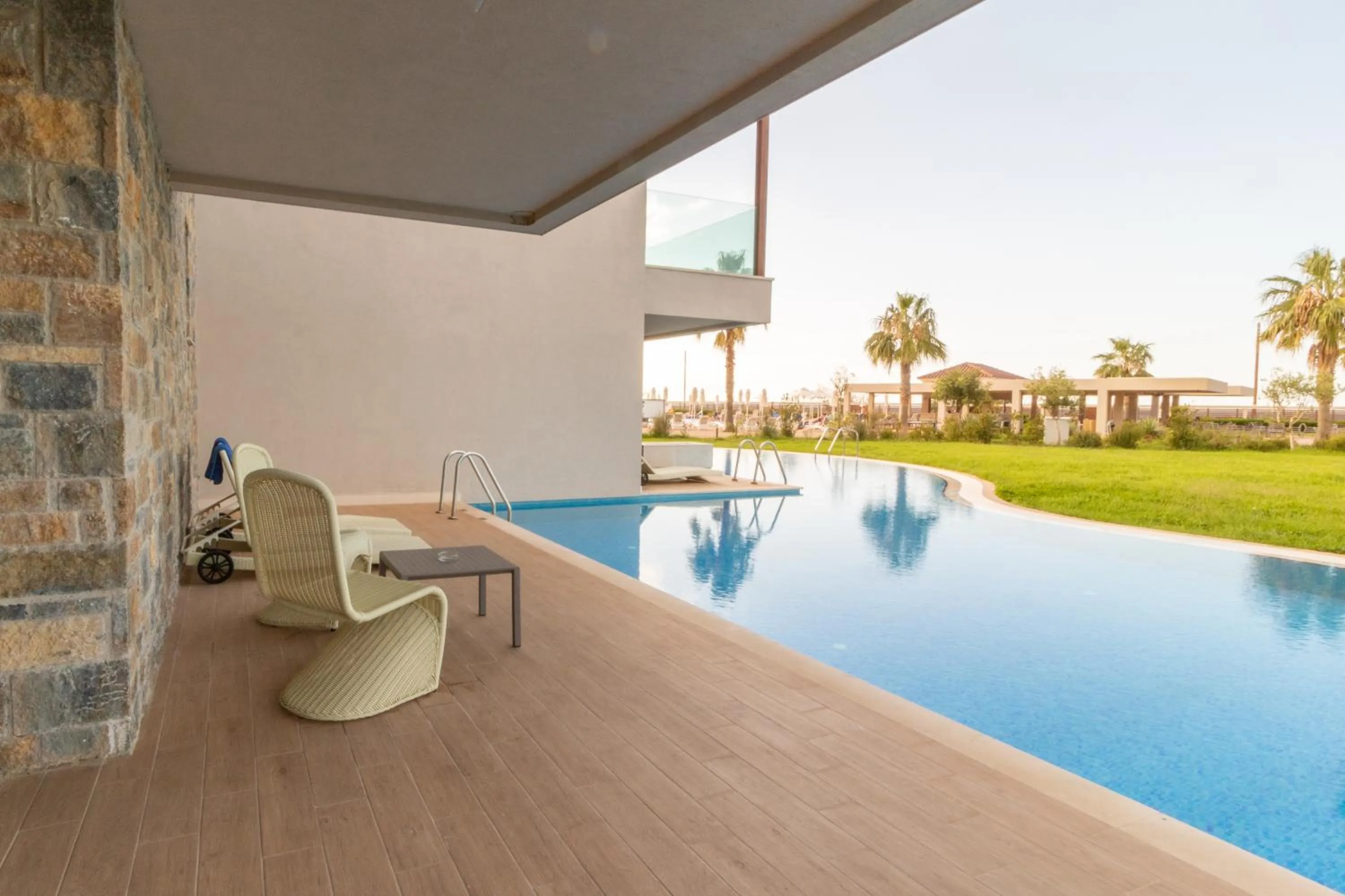 Swimming pool in Almyros Beach