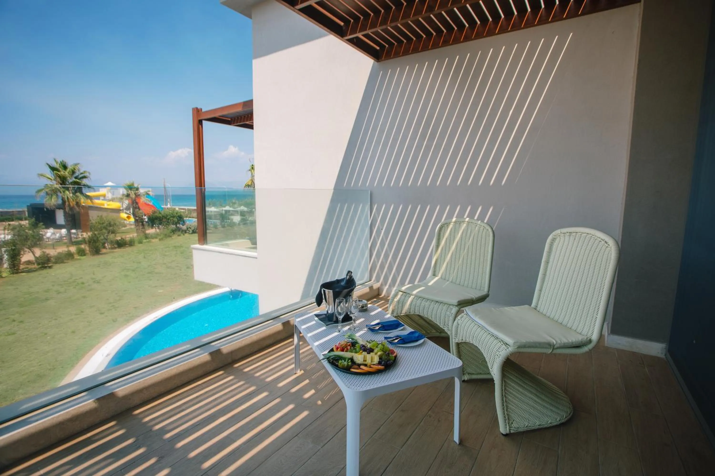 Balcony/Terrace in Almyros Beach