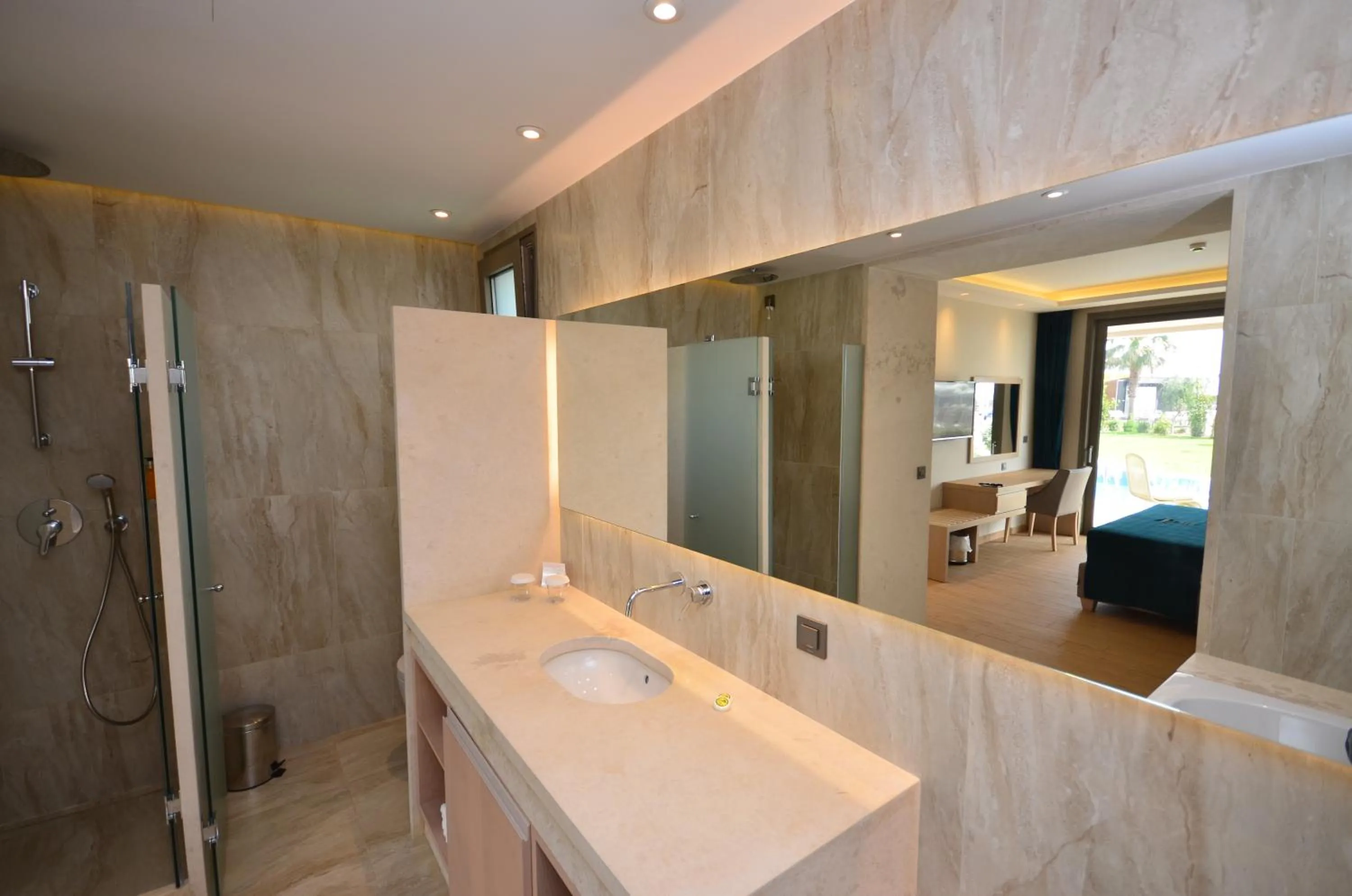 Shower in Almyros Beach