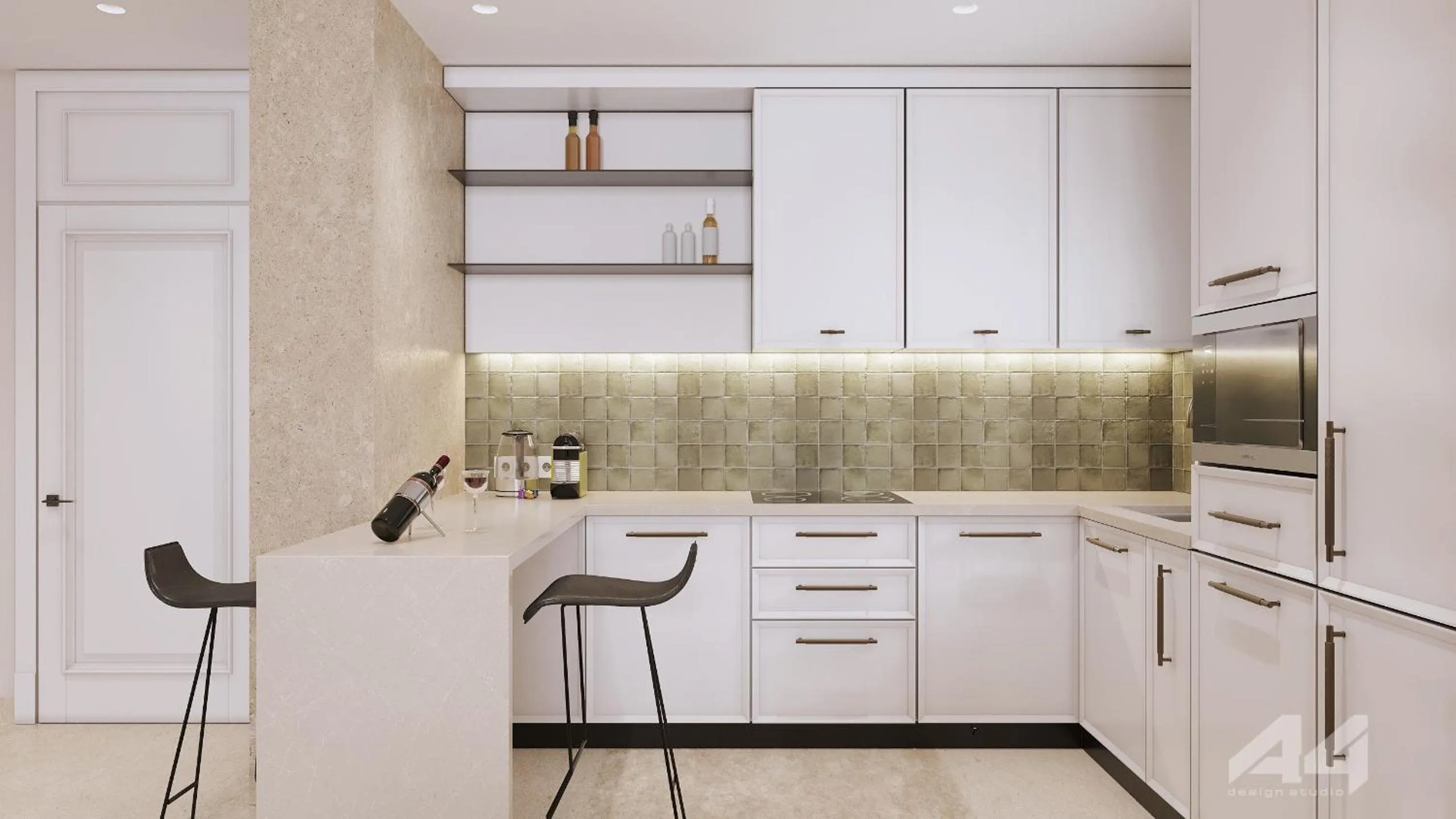 Kitchen or kitchenette in Almyros Beach