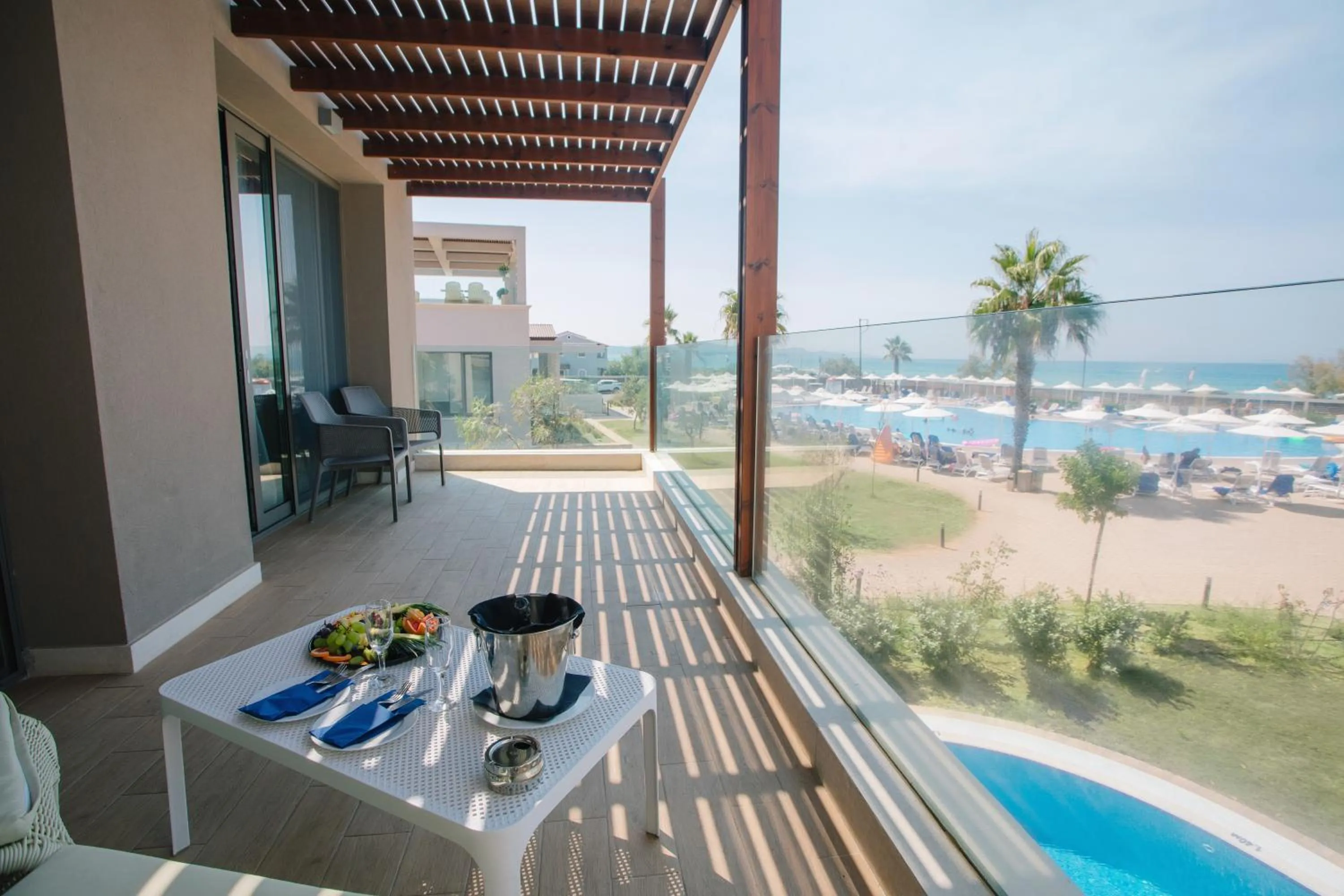 Balcony/Terrace in Almyros Beach