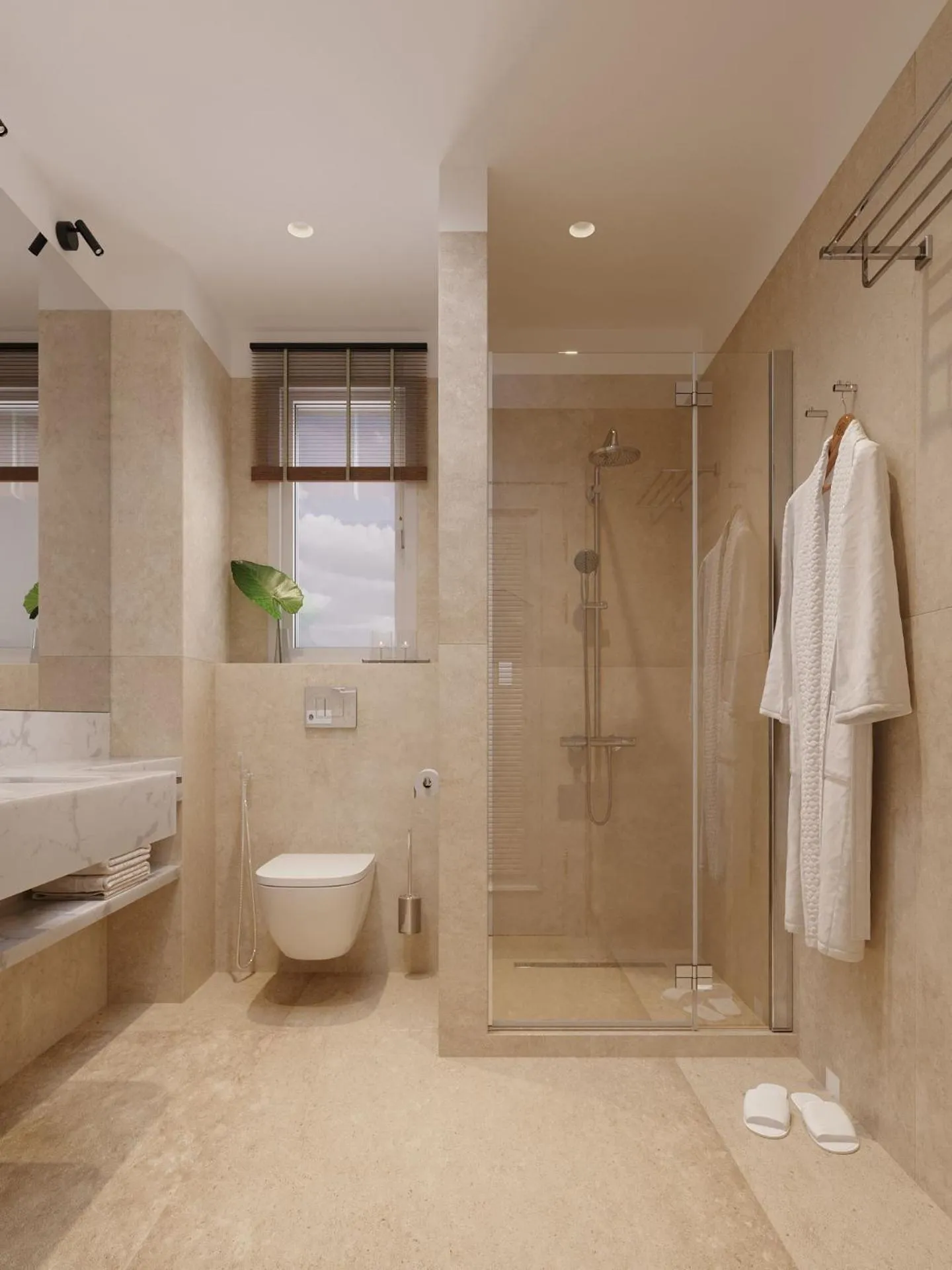 Shower in Almyros Beach