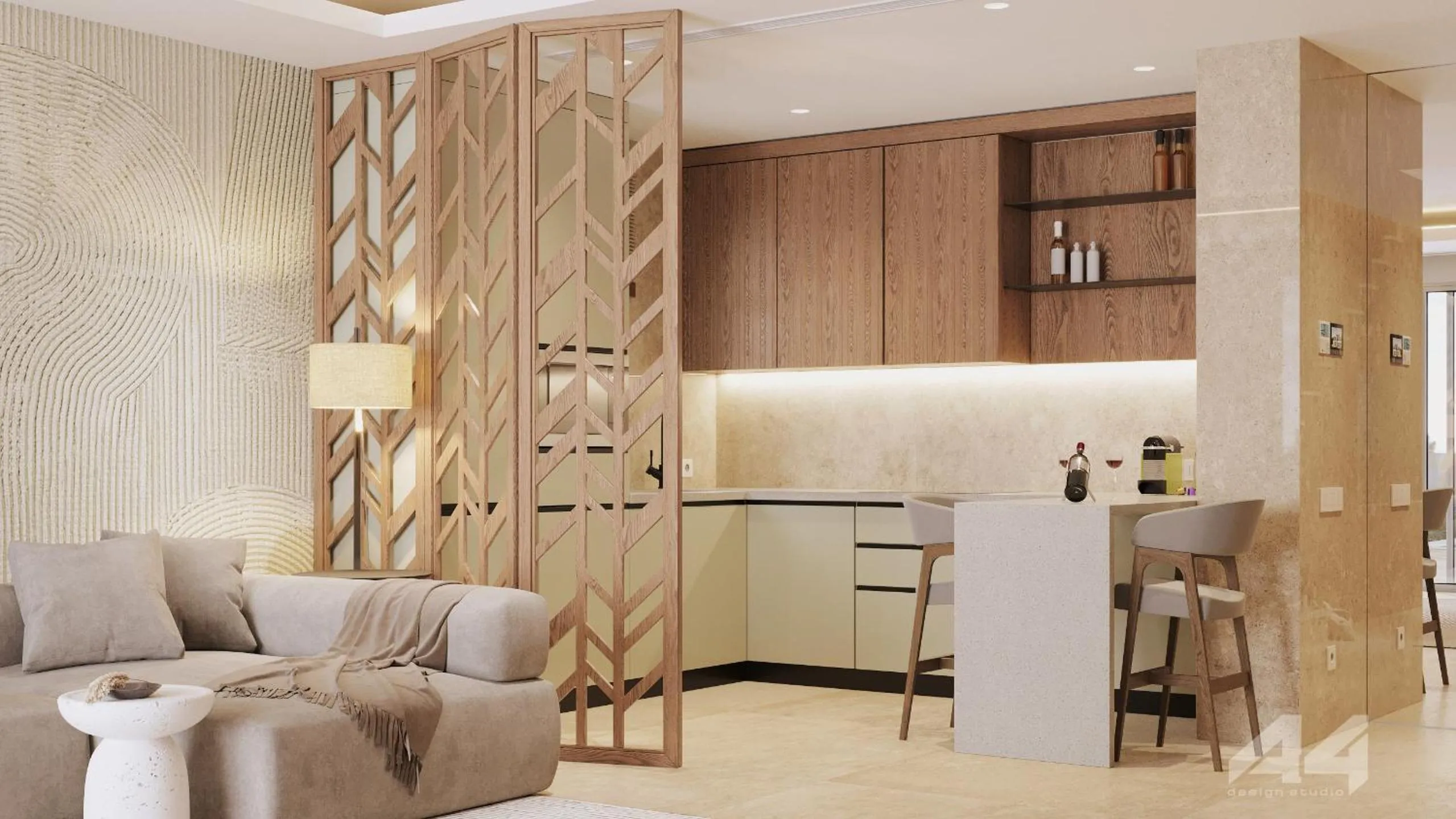 Living room in Almyros Beach