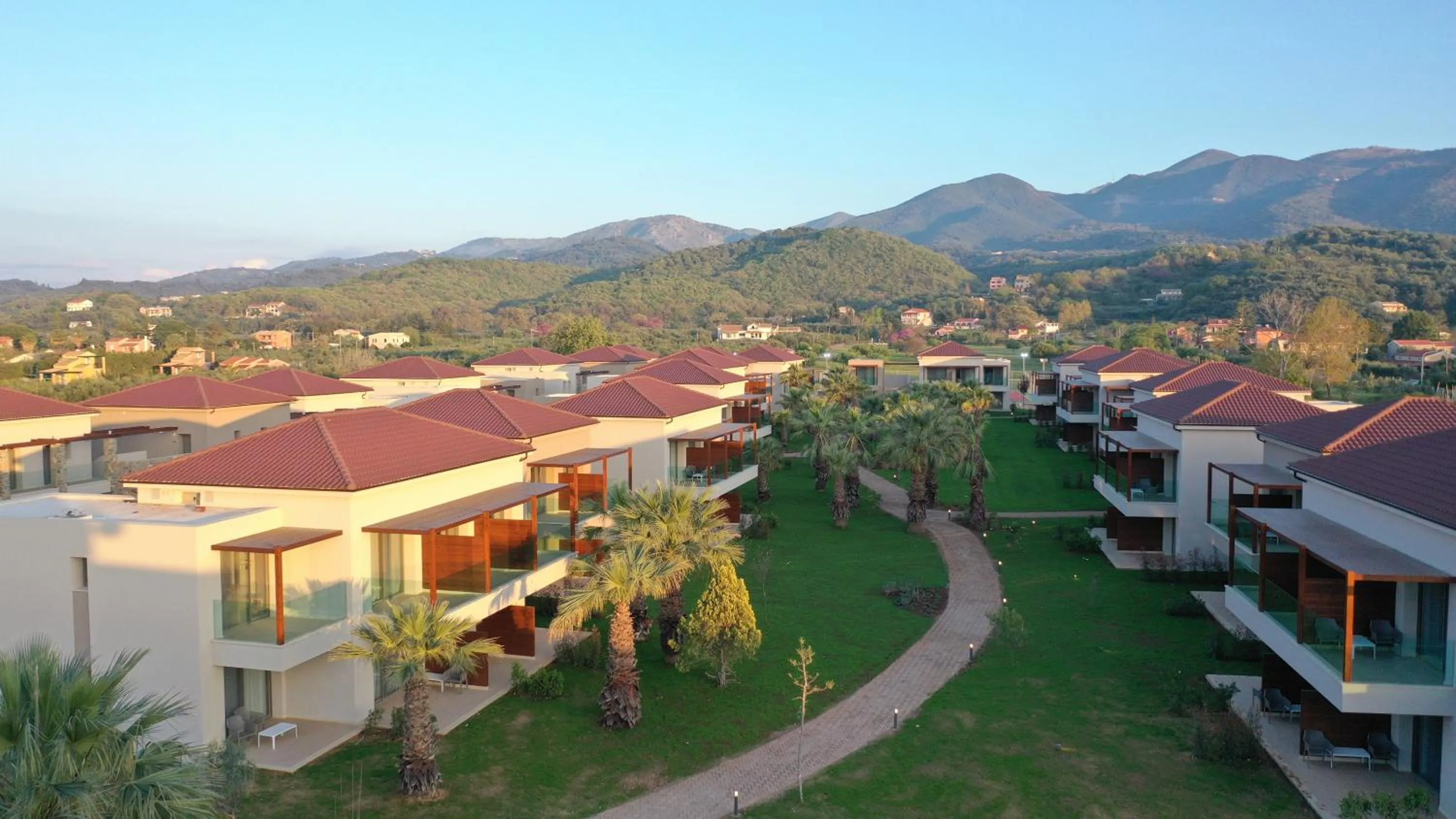 Bird's eye view in Almyros Beach