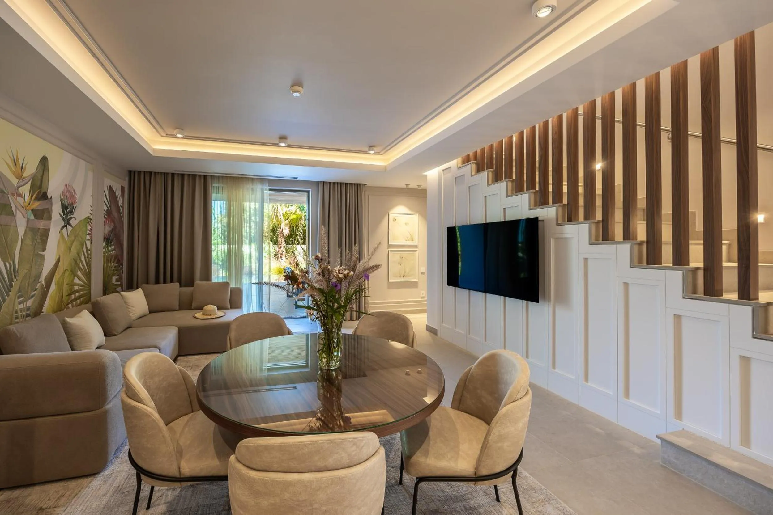 Living room in Almyros Beach