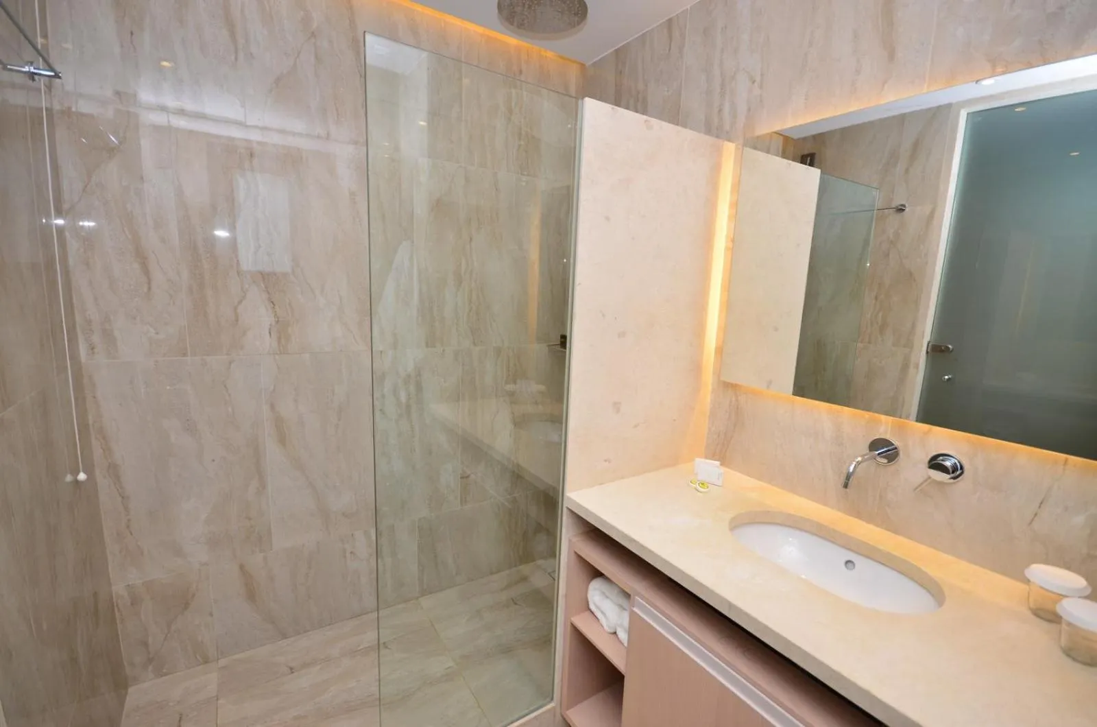 Shower in Almyros Beach