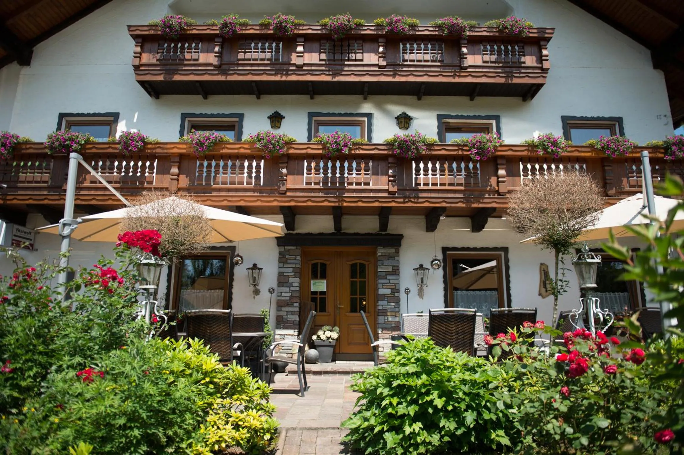 Facade/entrance in Pension Irlingerhof
