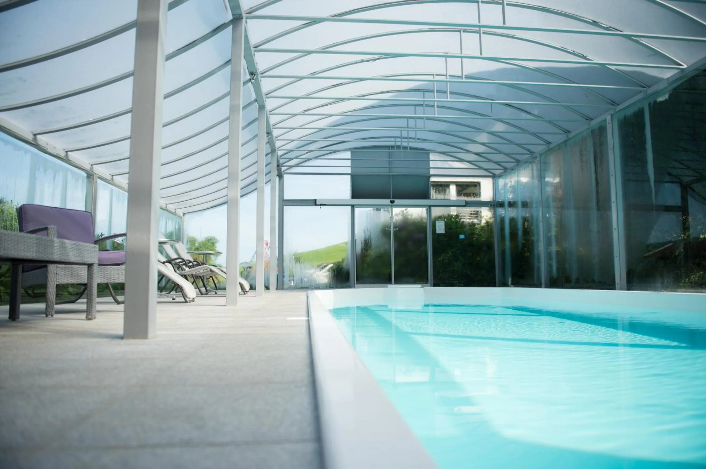 Swimming pool in Pension Irlingerhof