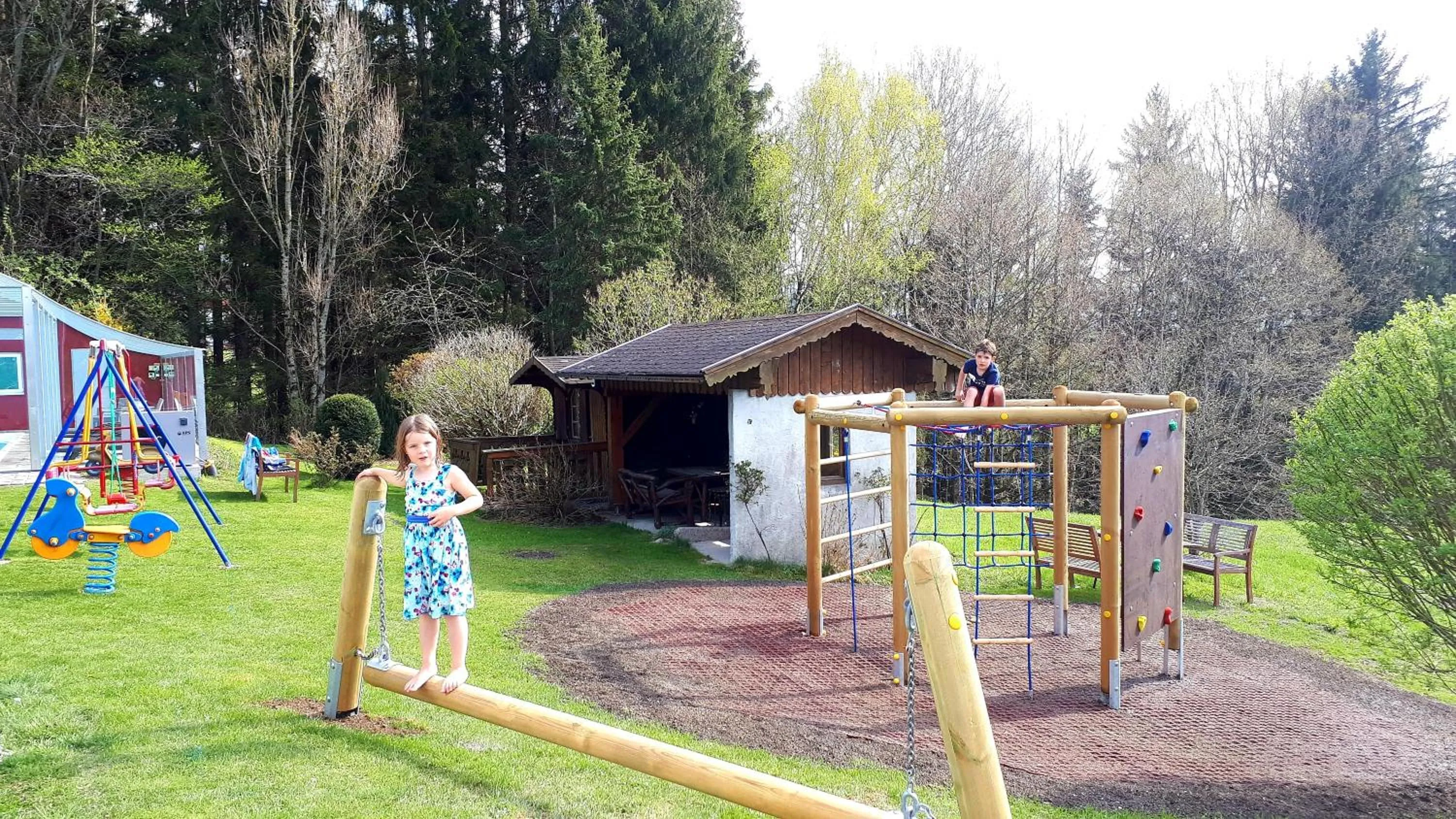 Children play ground in Pension Irlingerhof