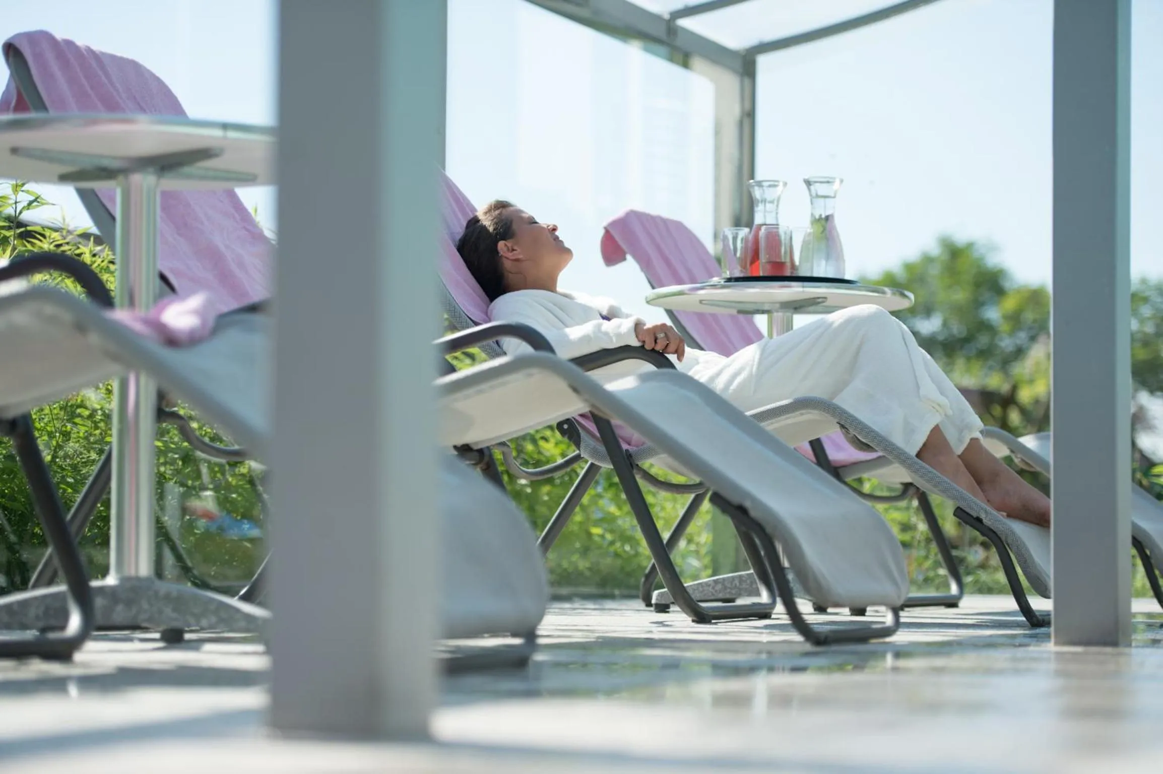 Swimming pool in Pension Irlingerhof