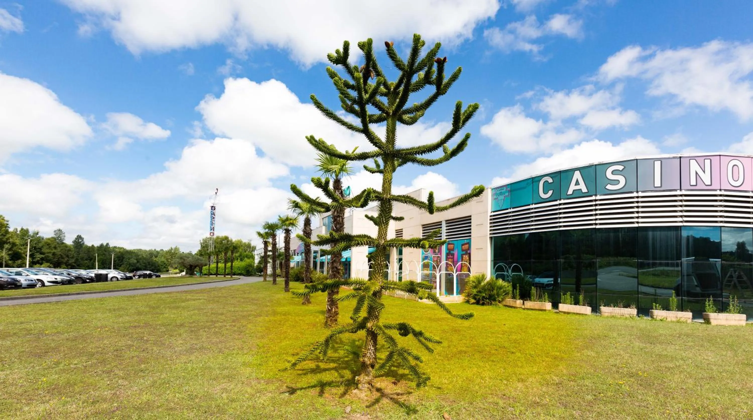 Garden in Hôtel du Casino de Capvern