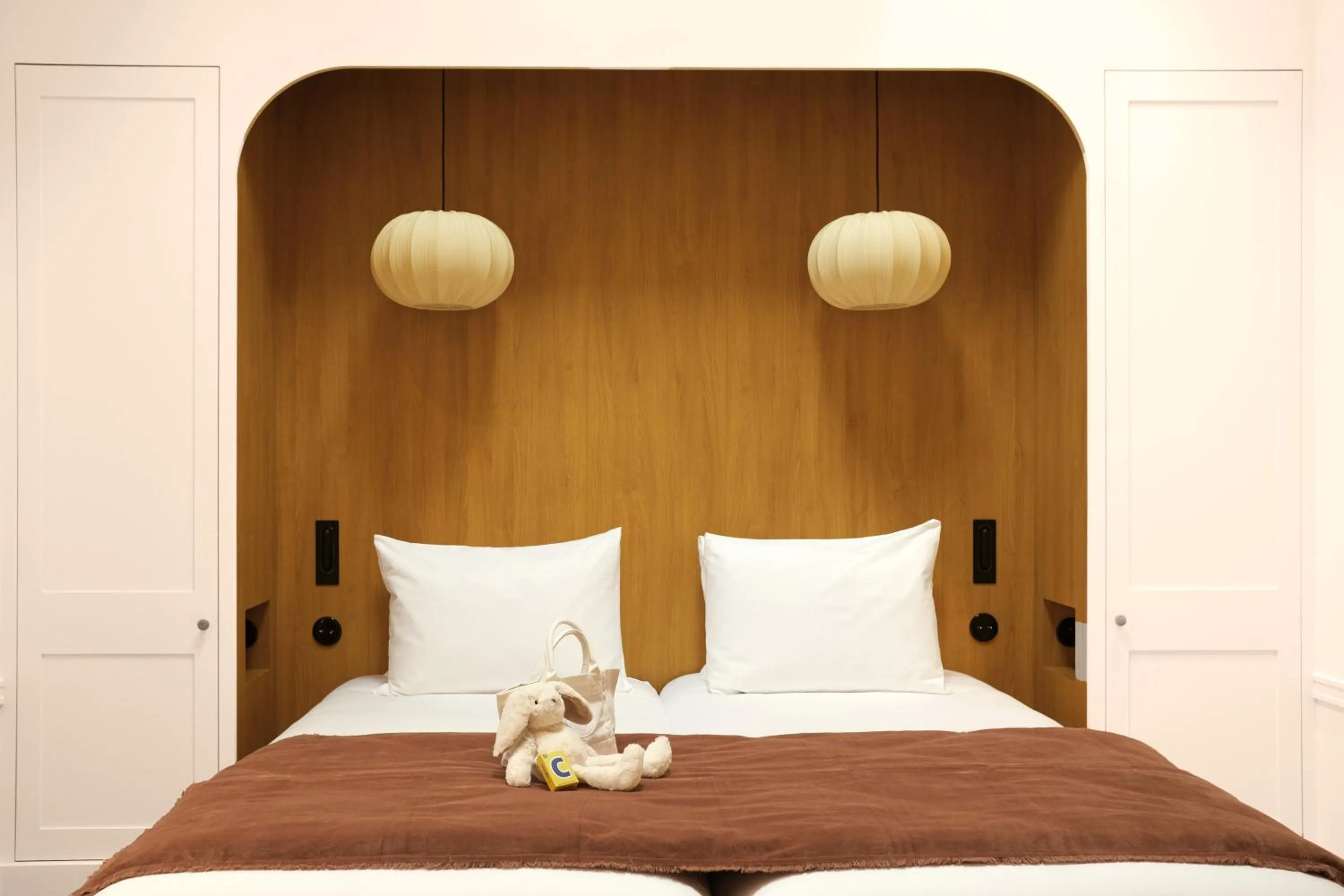 Bed in Hôtel Casimir