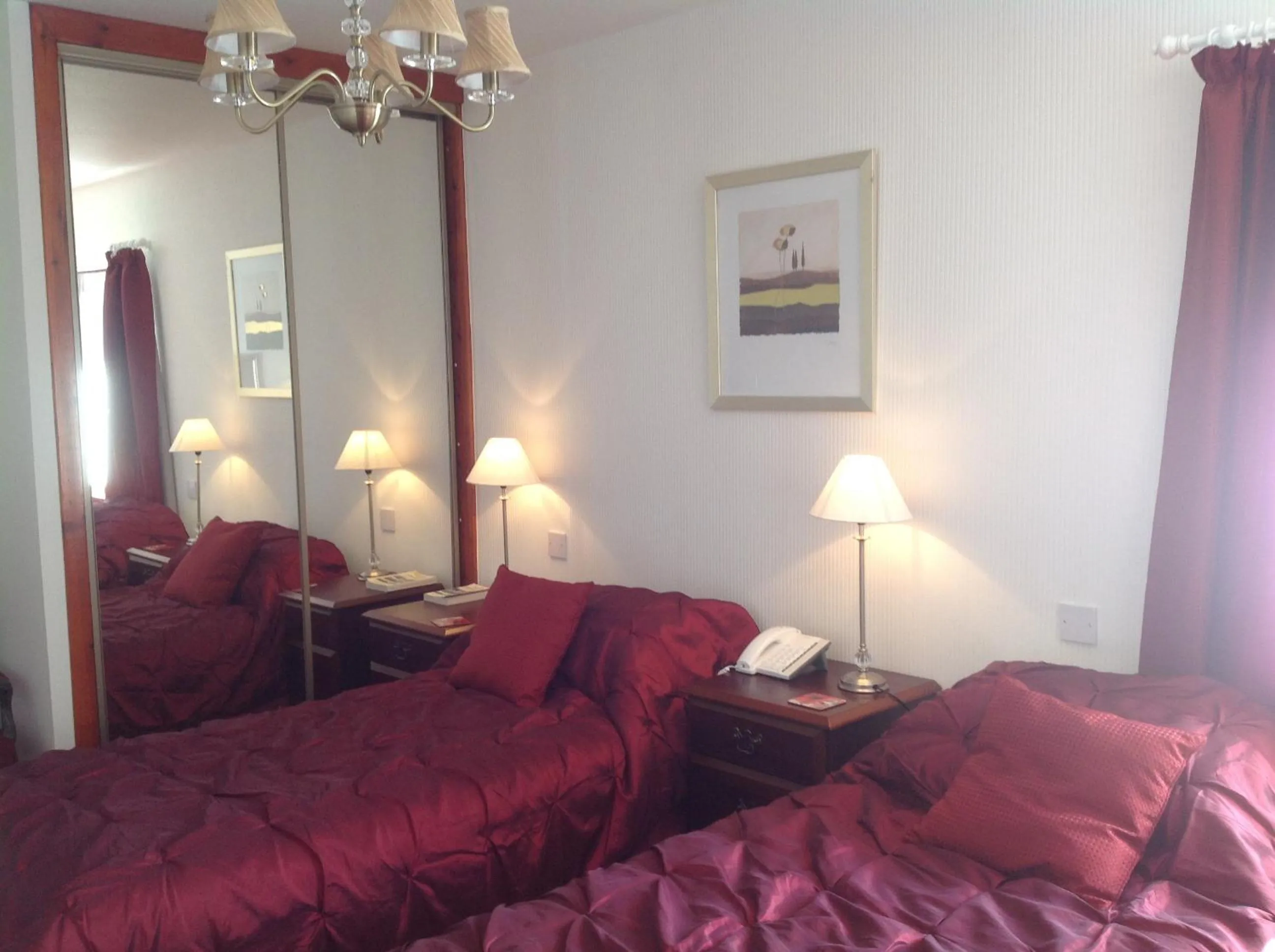 Bedroom, Bed in Gairloch Highland Lodge