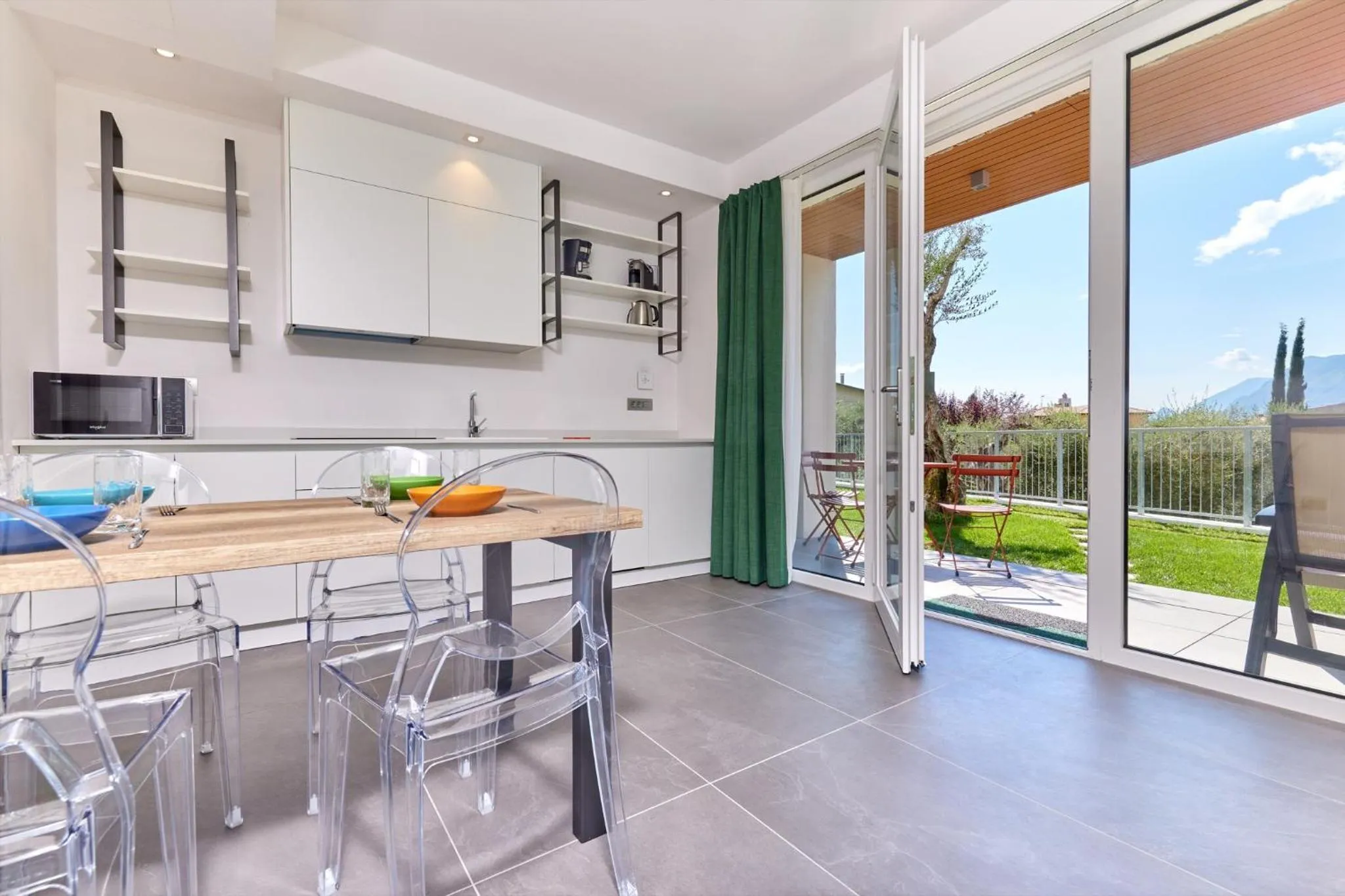 Patio in Hotel Catullo