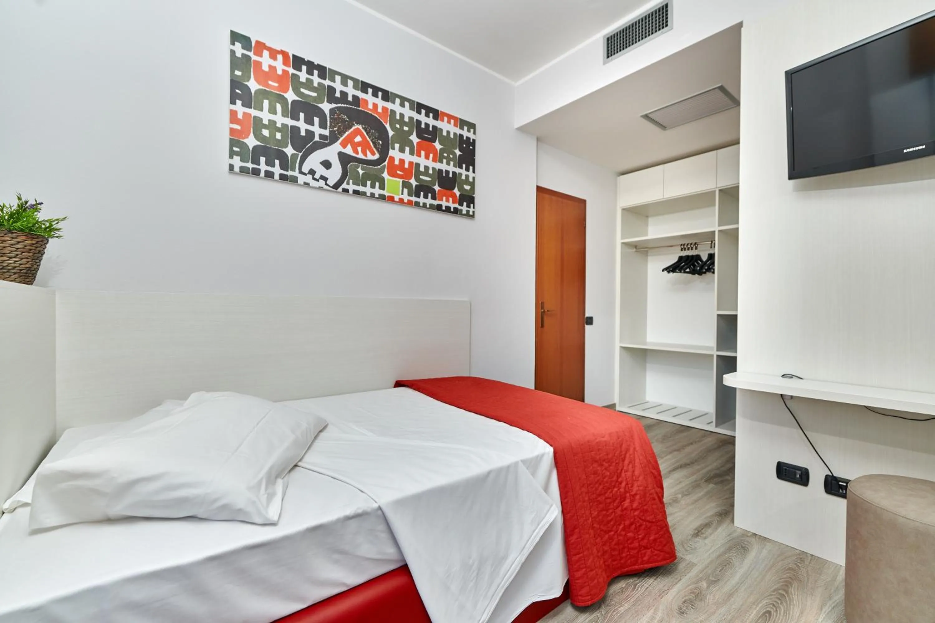 Bed in Hotel Catullo