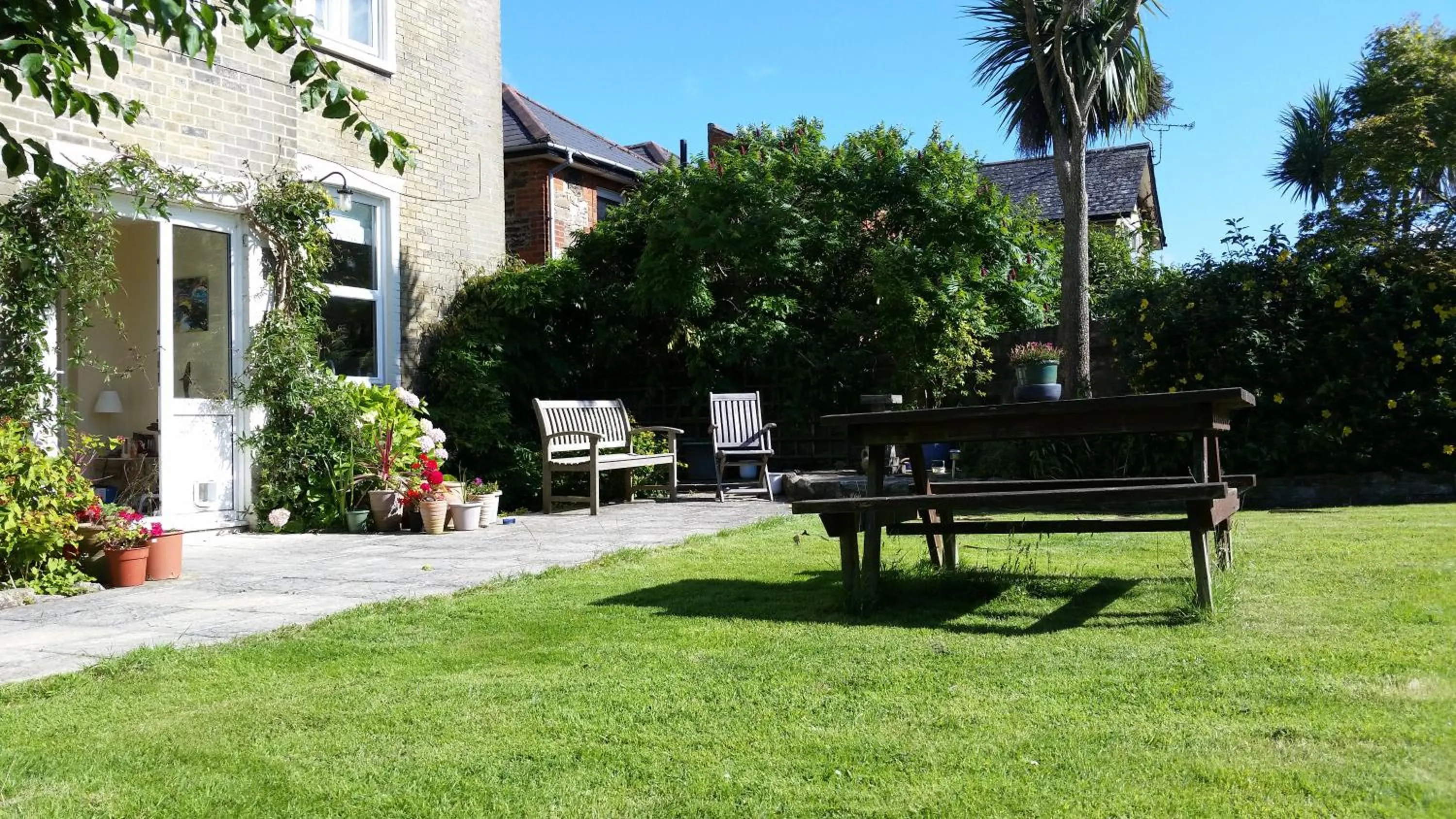 Garden view in Grantham House