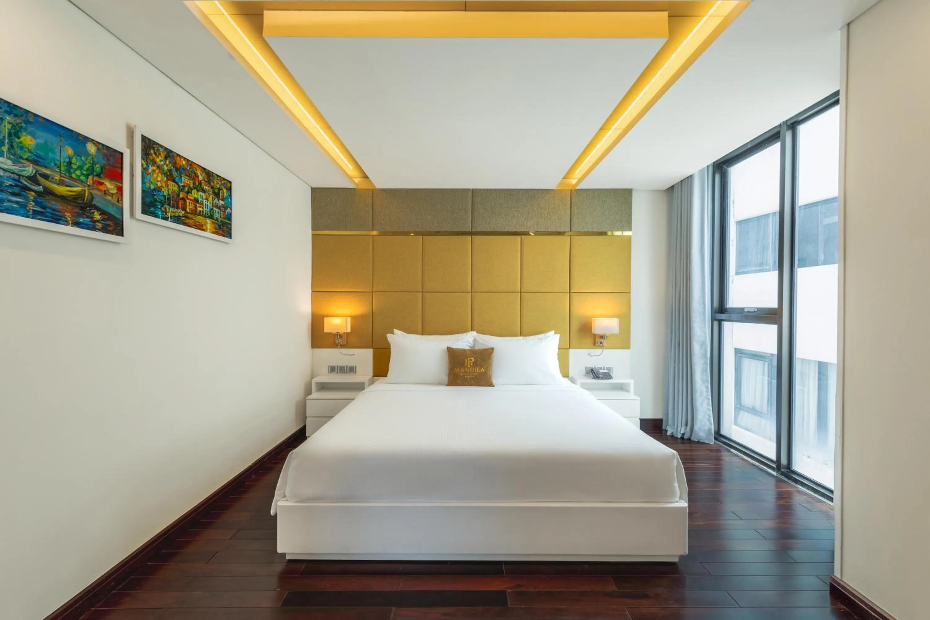 Bed in Mandila Beach Hotel Danang