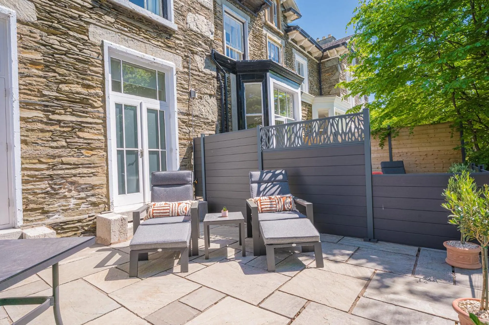 Patio in Latimer House