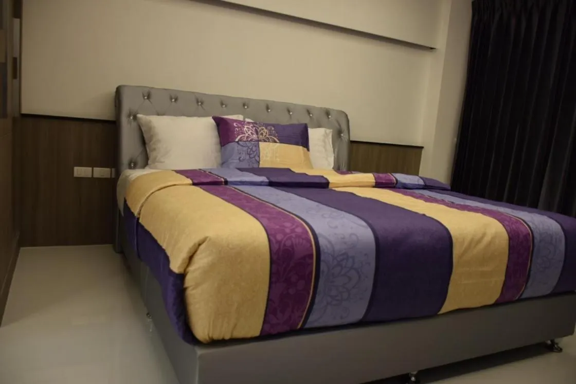 Bed in Family Suite Room Pratunam