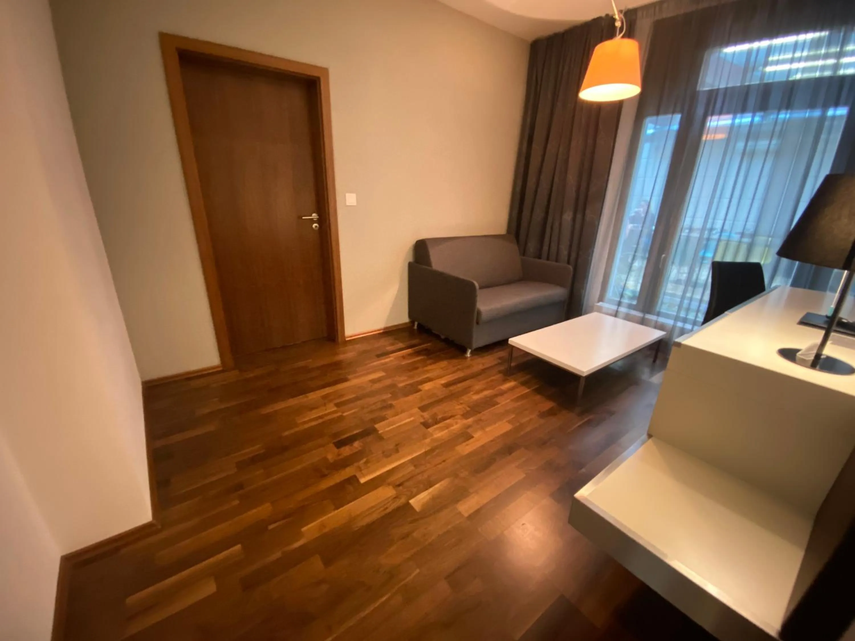 Living room, Bed in MOODs boutique hotel