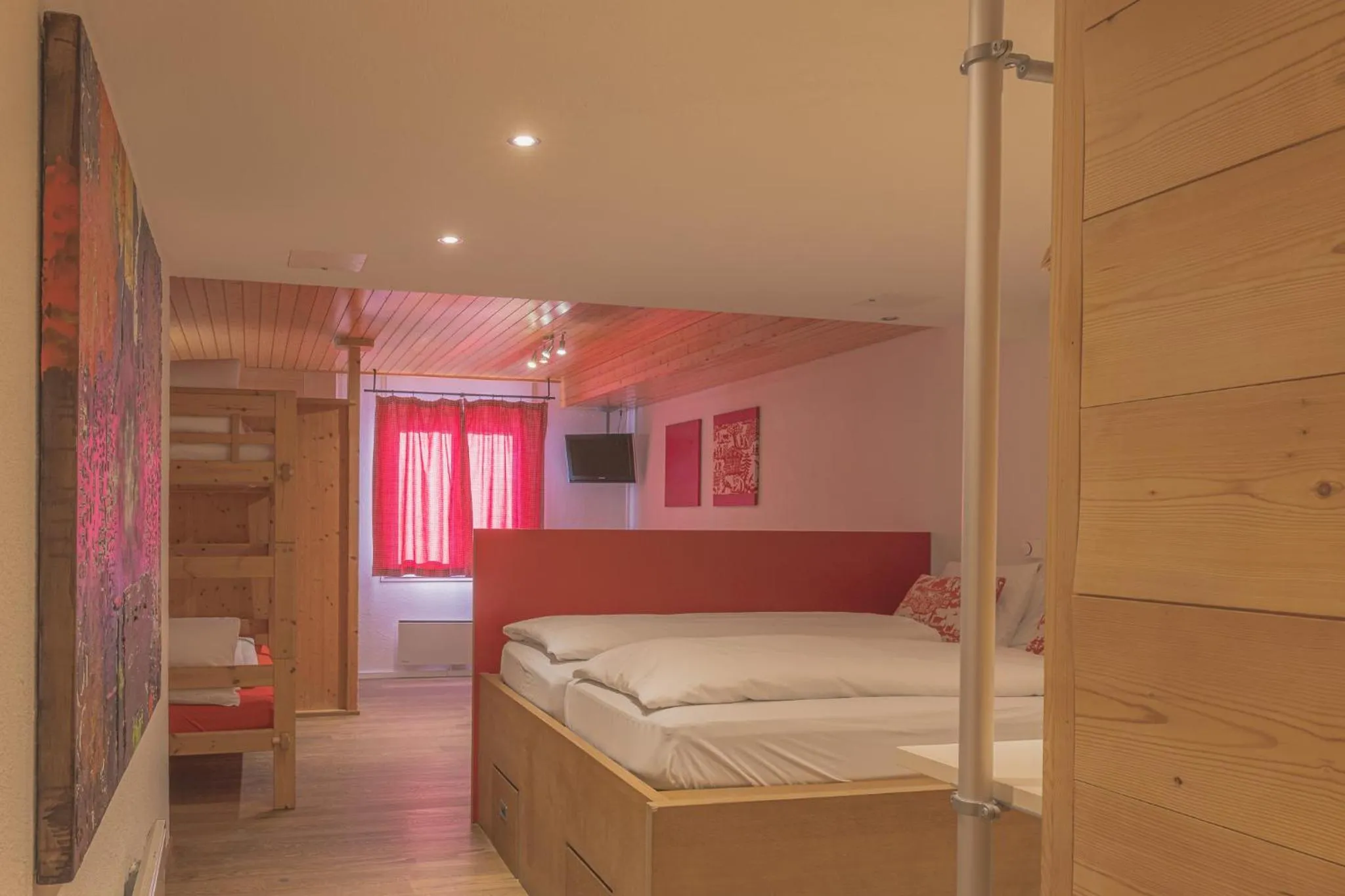 Bed in Alpinhotel Bort