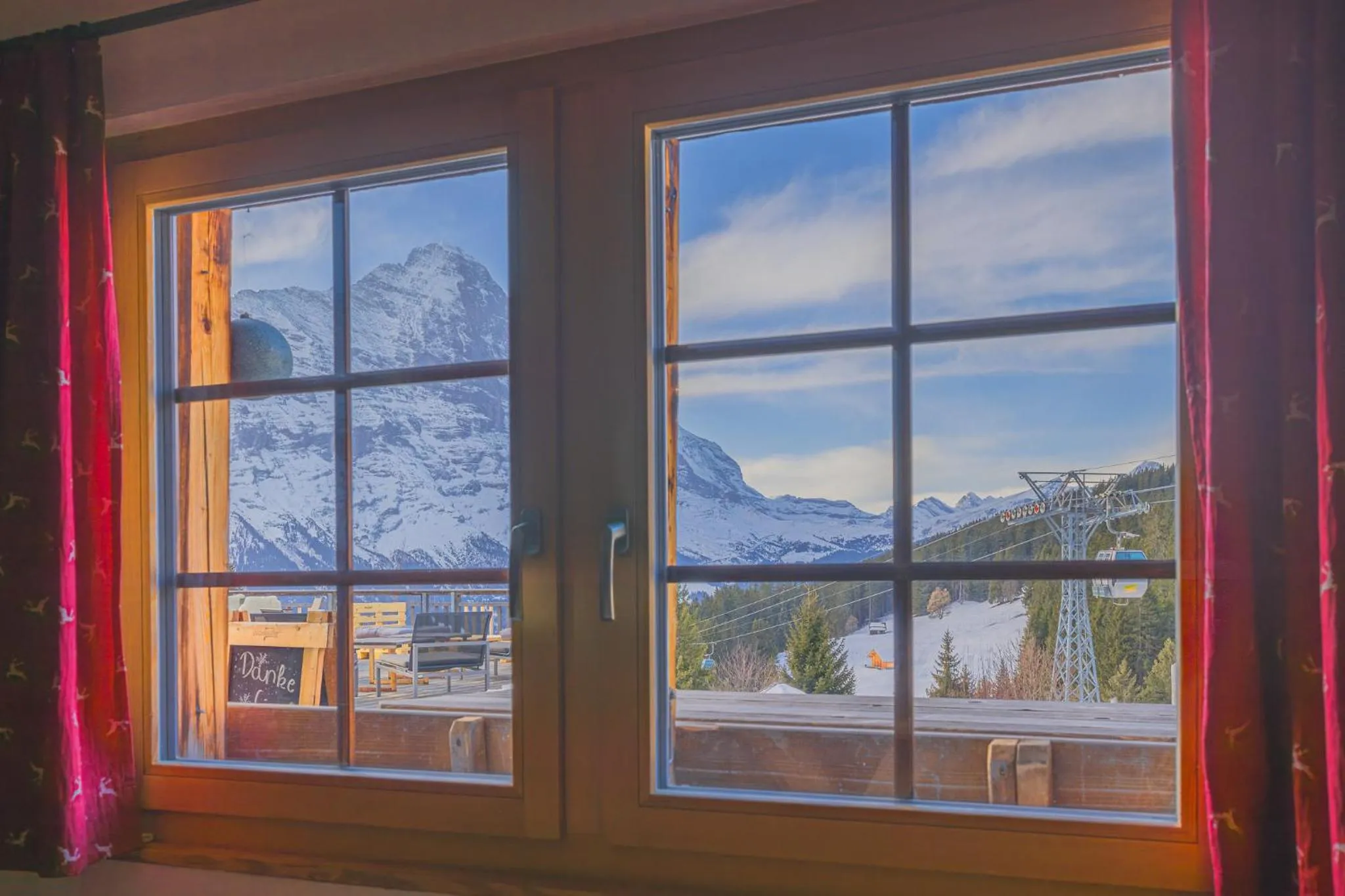 View (from property/room) in Alpinhotel Bort